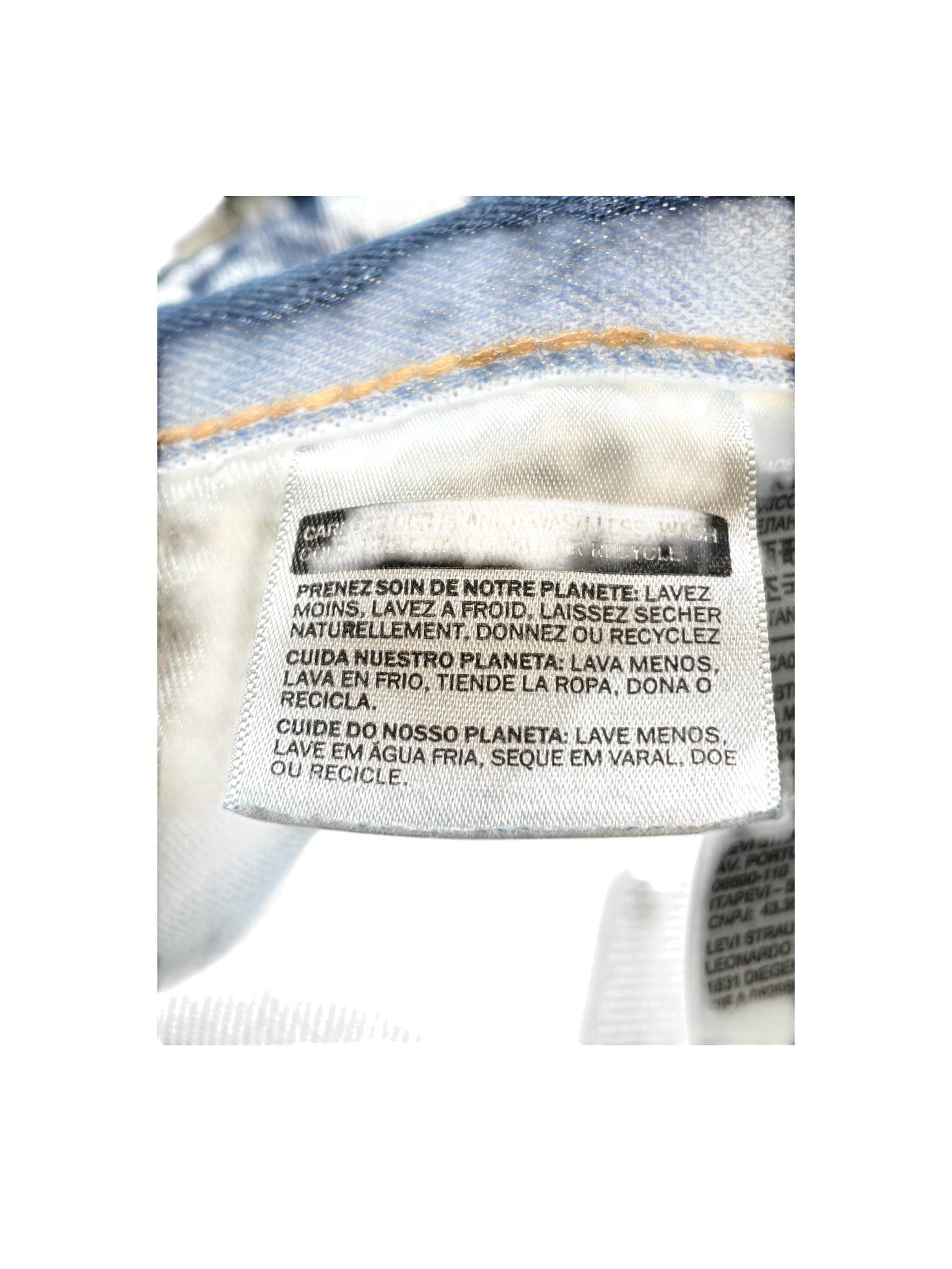 Denim Tears Navy Wash Jeans