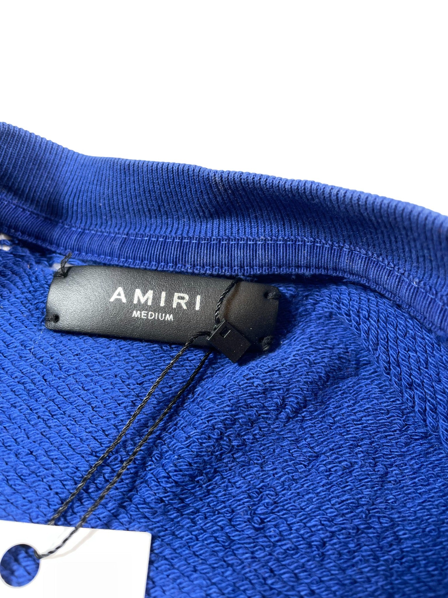 Amiri Demon's Navy & Yellow Crewneck