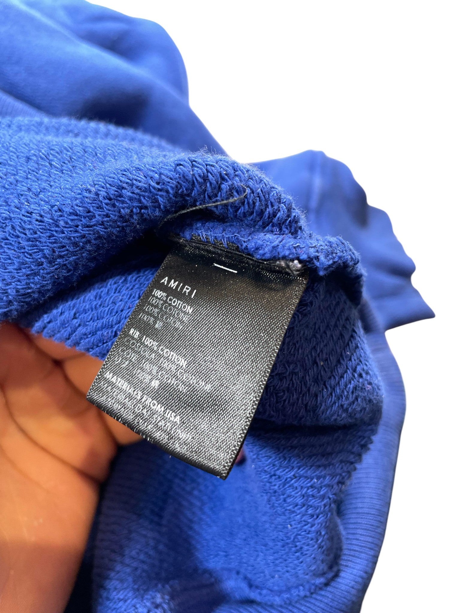 Amiri Demon's Navy & Yellow Crewneck