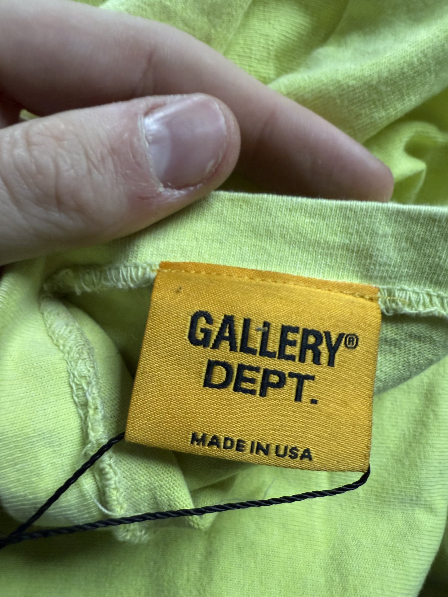 Gallery Dept Tee Neon Used Small