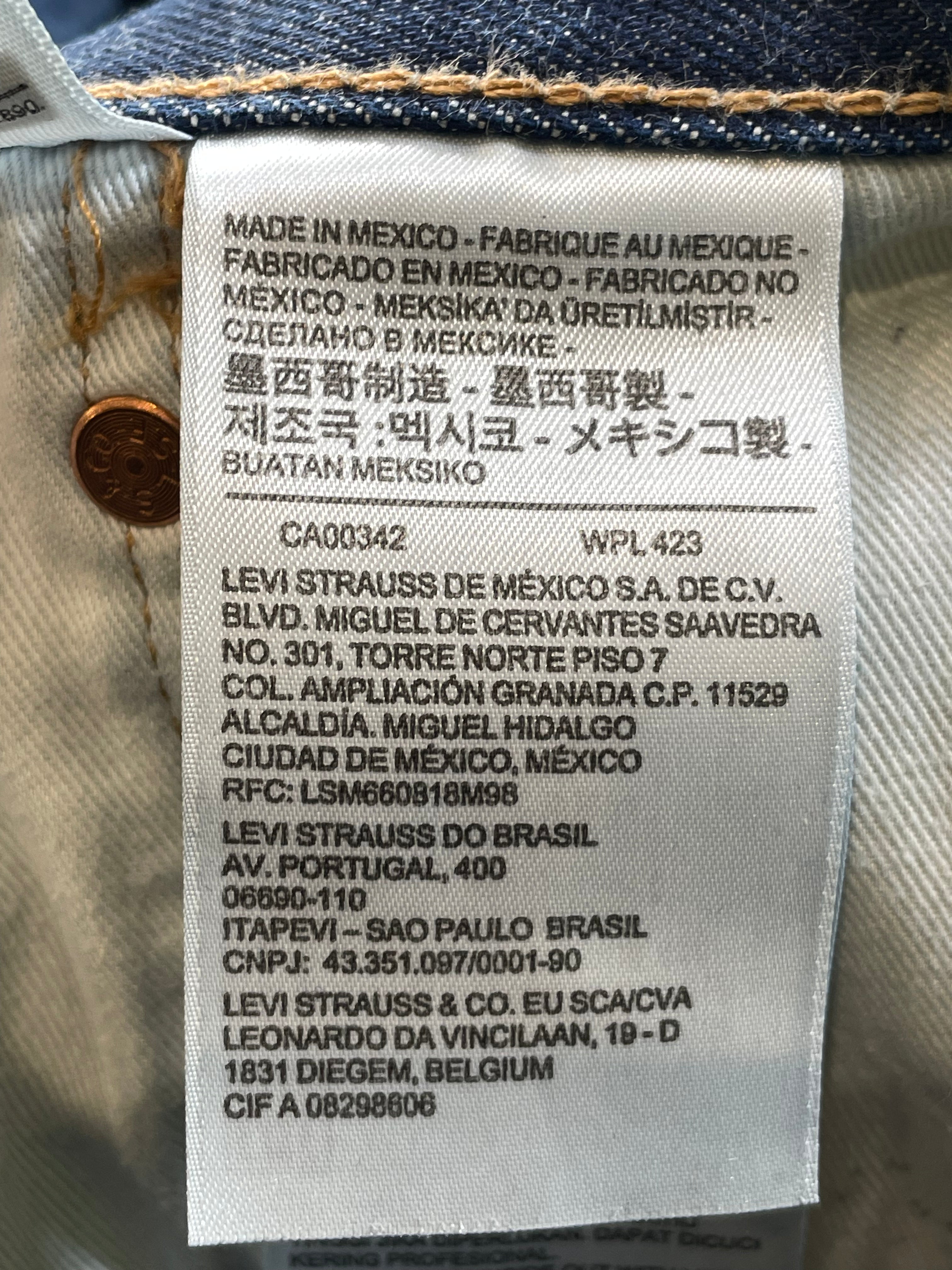 Denim Tears Navy Wash Jeans