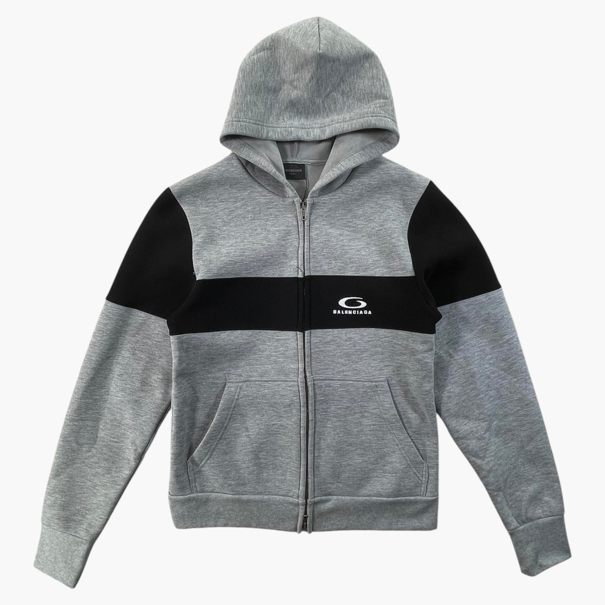 Balenciaga Infinity Grey & Black Zip Up