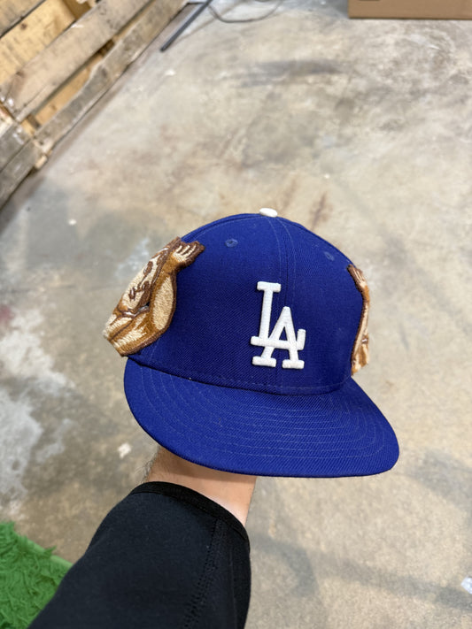 John Stan LA Dodgers Fitted Blue Used 7 1-2