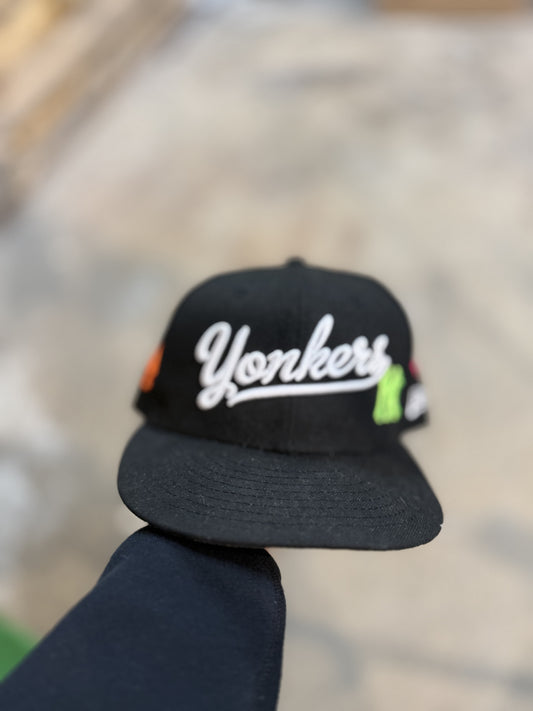 Slo Bucks Yonkers Fitted Black Multi Used 7 3-8