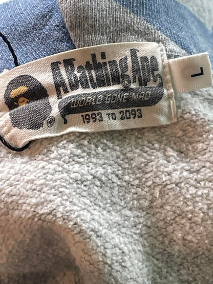 BAPE BAPESTA Zip Up Grey & Blue Stars