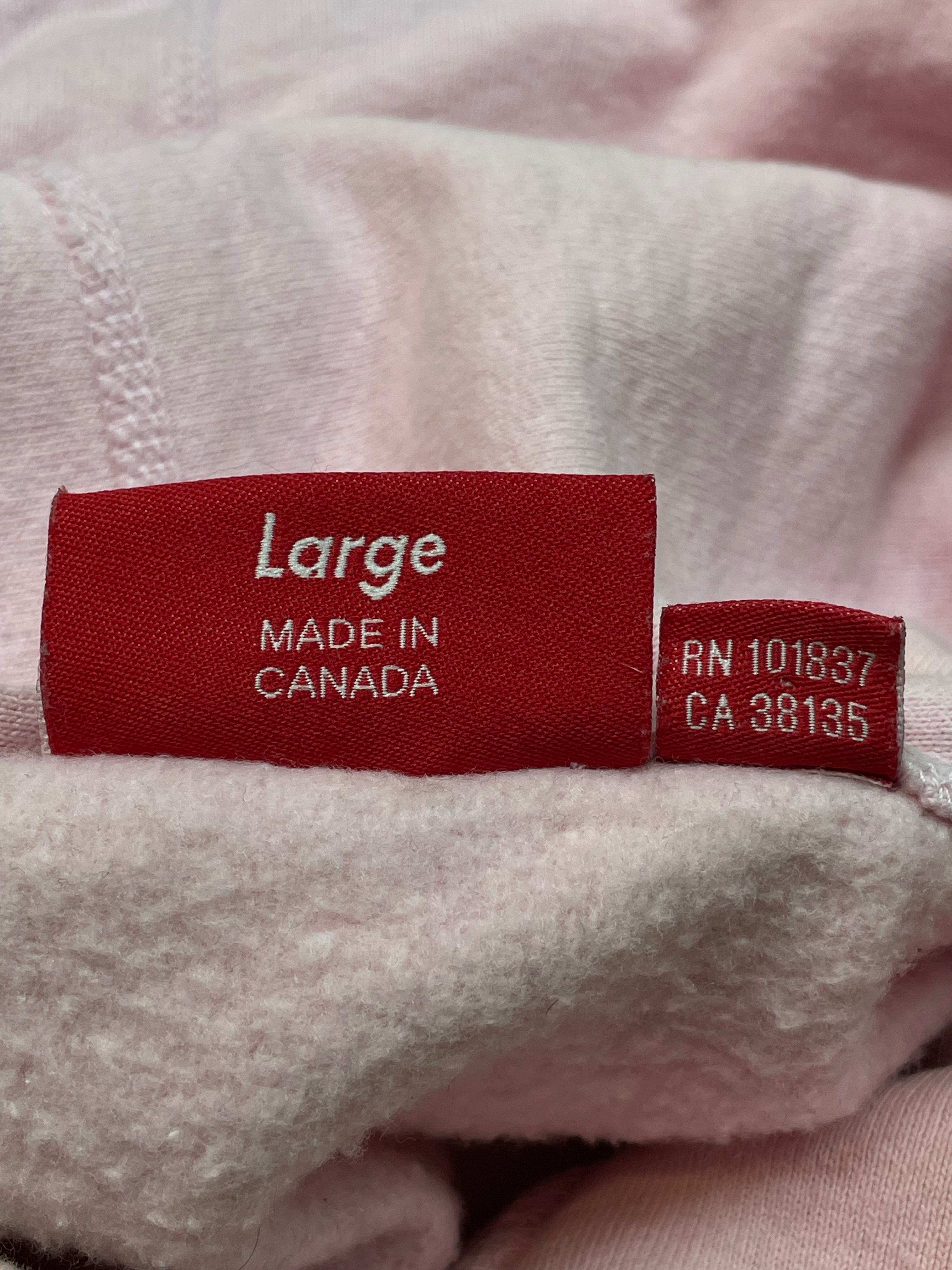 Supreme Studded Arc Logo Pink Pullover Hoodie