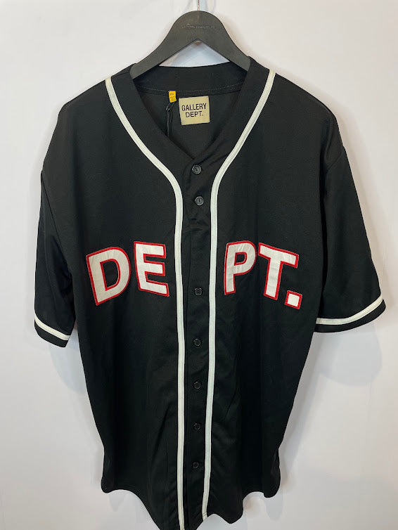 Gallery Dept Jersey Baseball Black Red New XXL