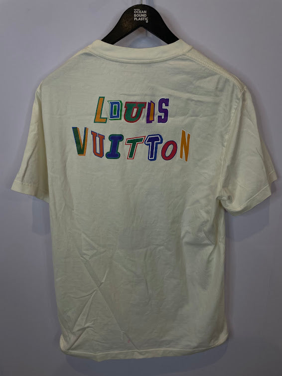 LV NBA Tee White Multi Used XL