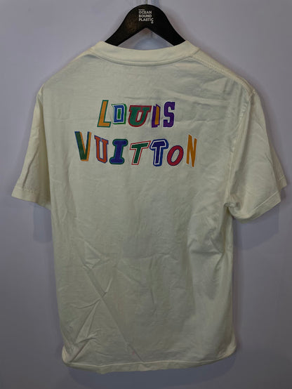 LV NBA Tee White Multi Used XL