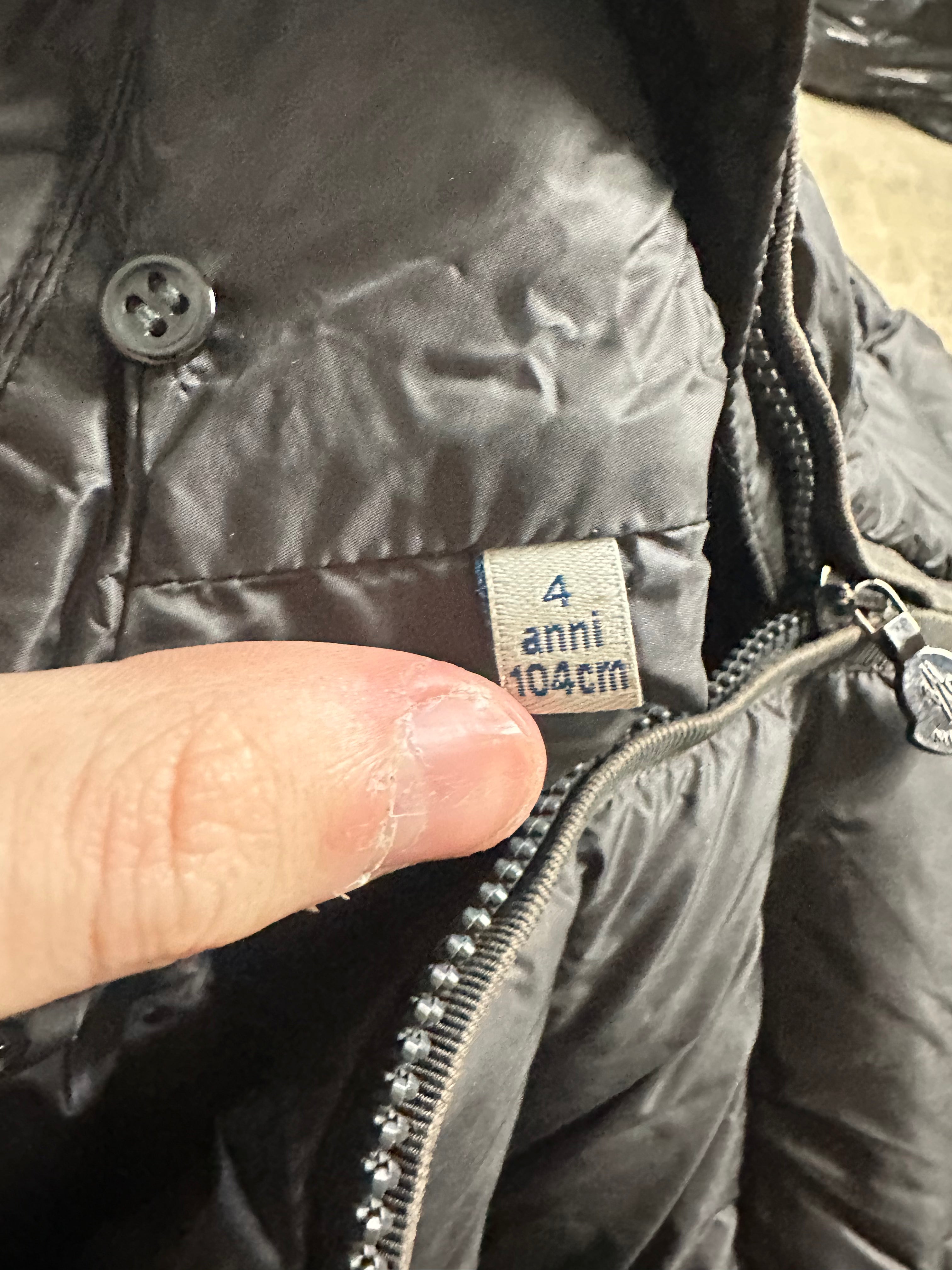 Moncler Jacket Baby Navy Used 4