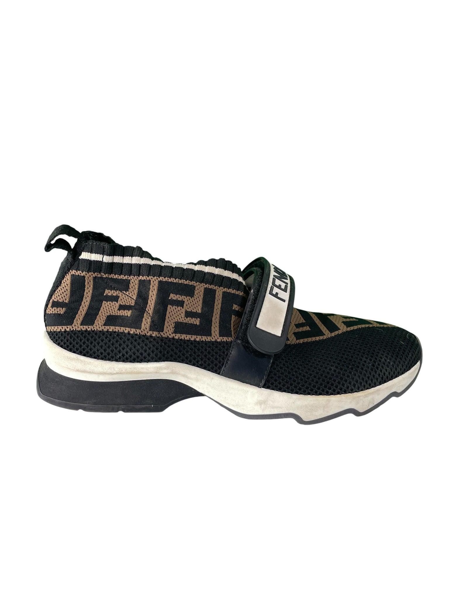 Fendi 'Rockoko' Monogram Slip On