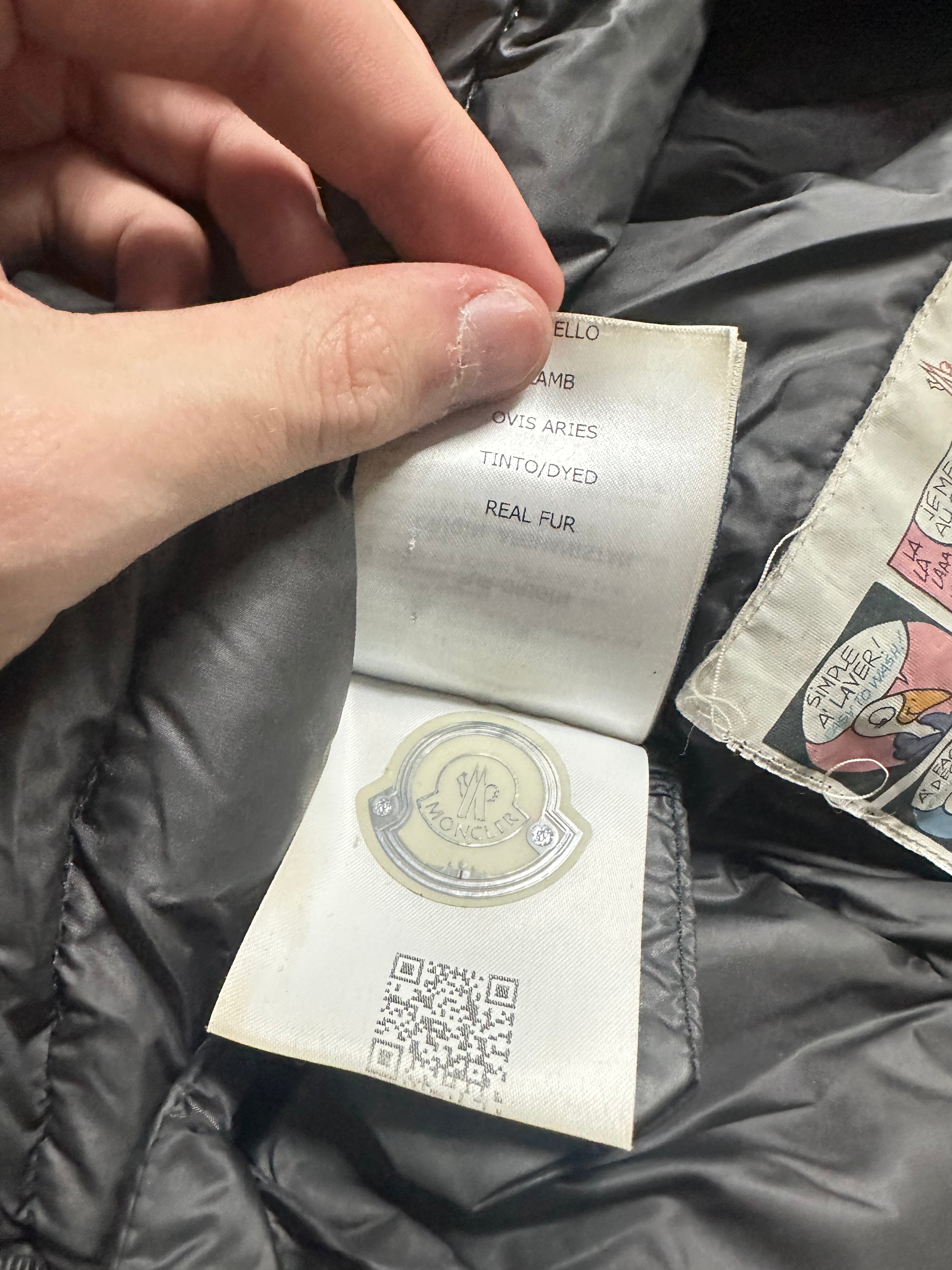 Moncler Jacket Baby Navy Used 4