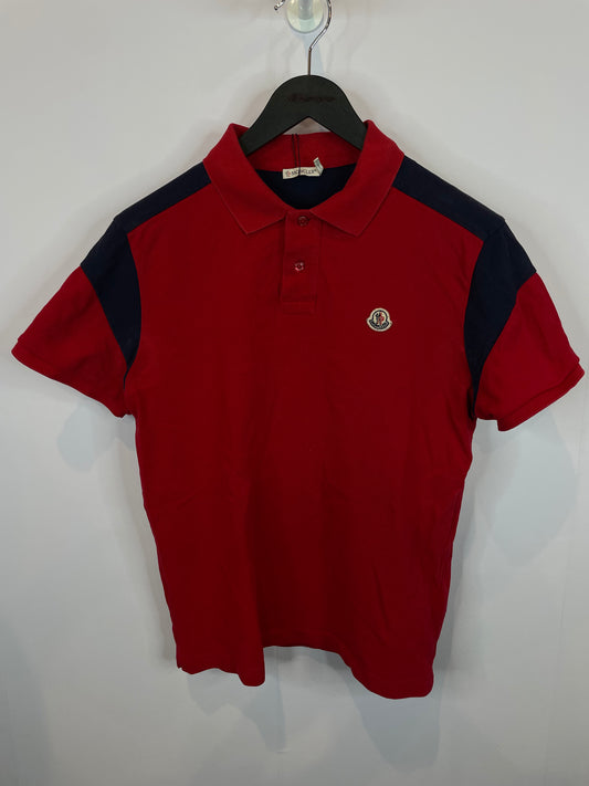 Moncler Polo Red Used Medium