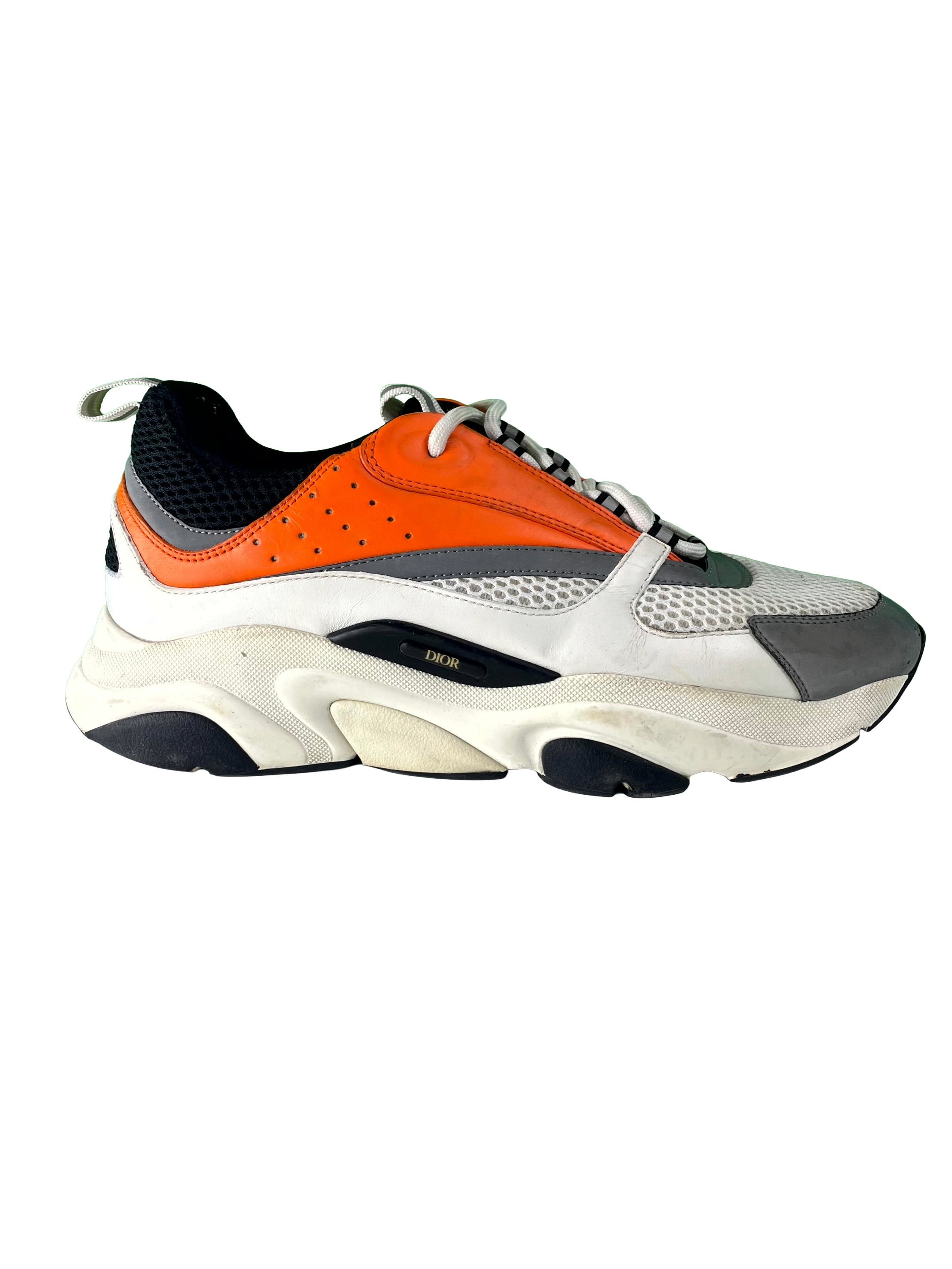 Dior B22 White & Orange Sneakers