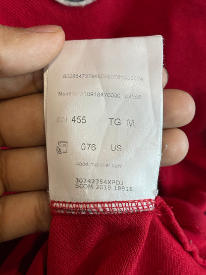 Moncler Polo Red Used Medium