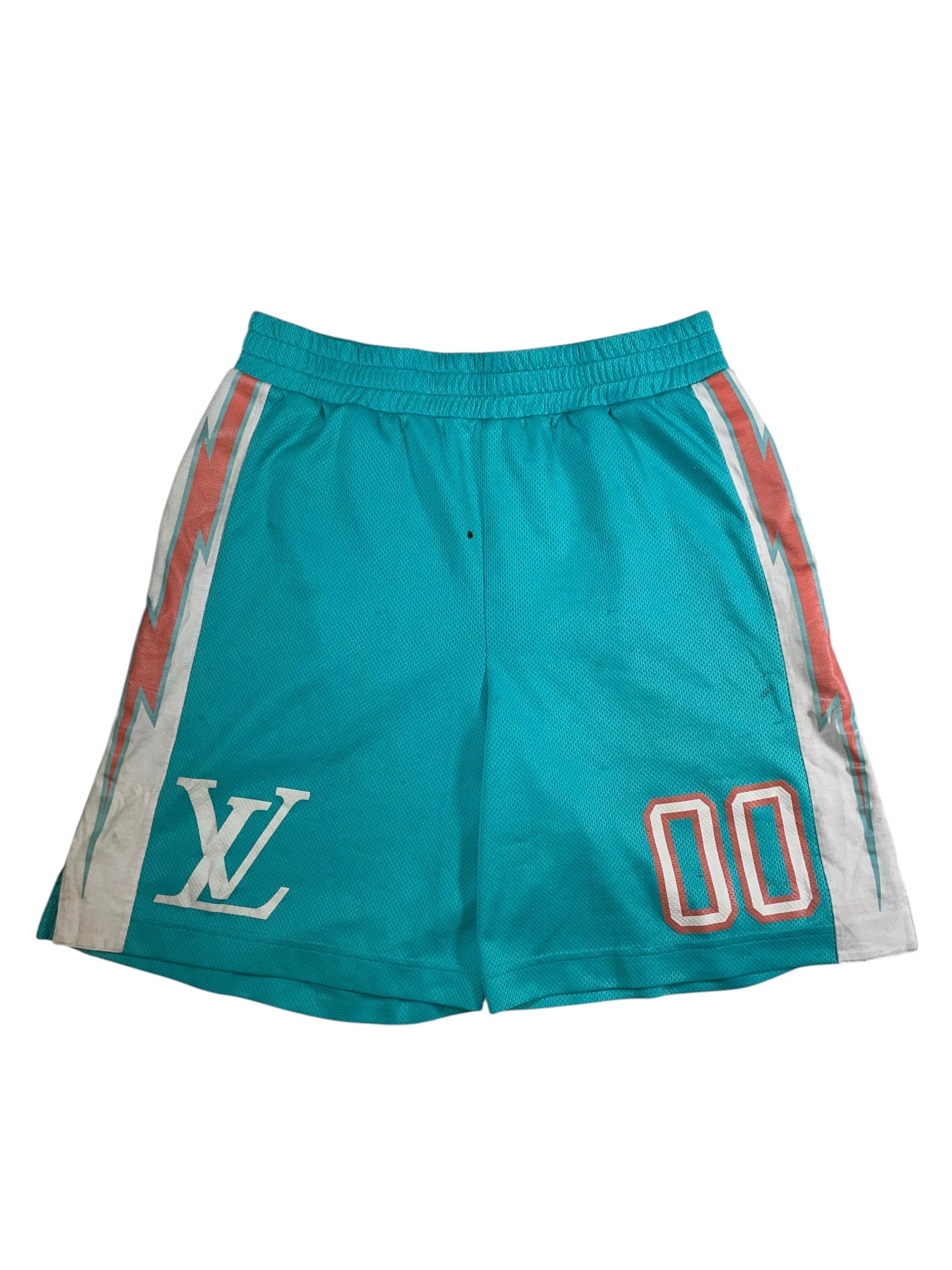 Louis Vuitton Bolt 00 Teal & Orange Shorts