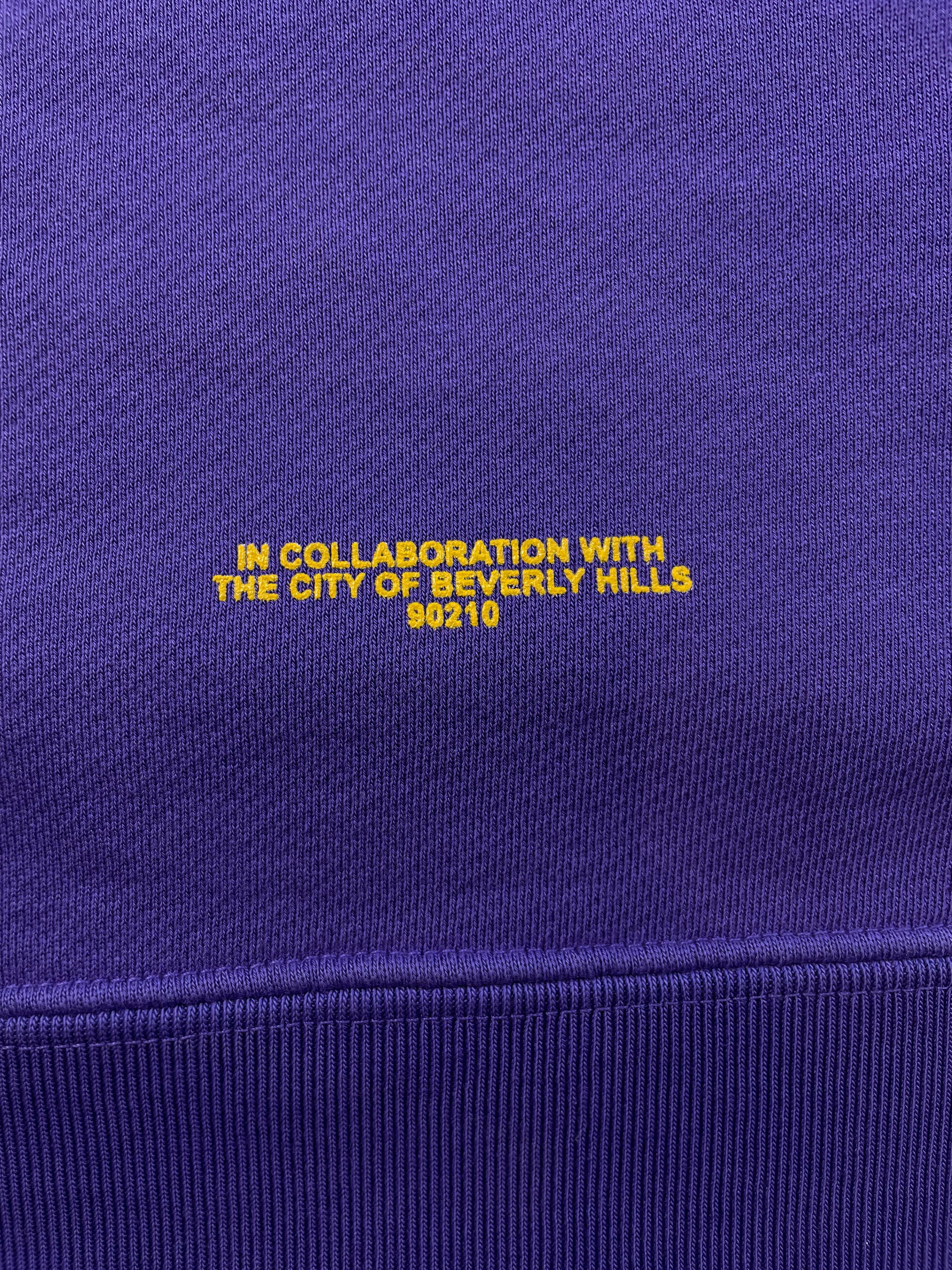 Amiri Beverly Hills Purple & Yellow Hoodie