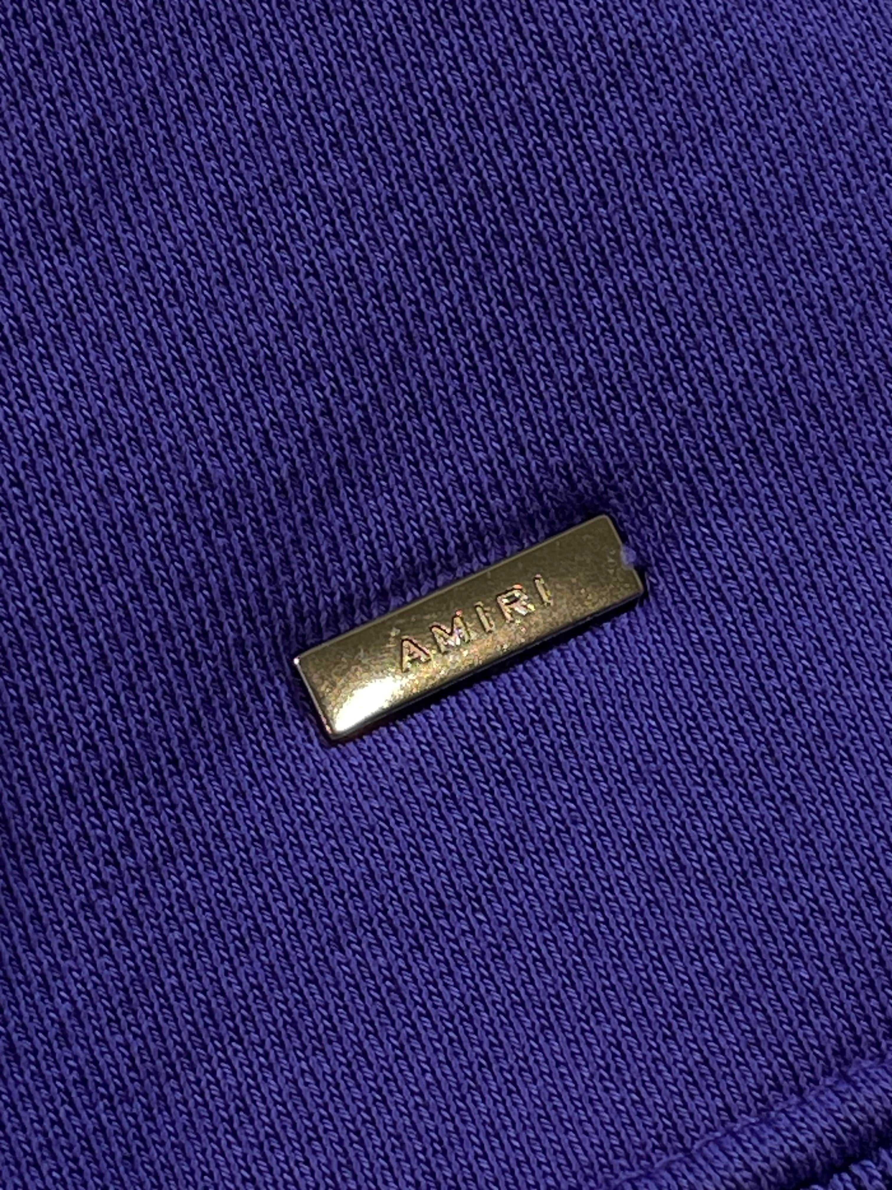 Amiri Beverly Hills Purple & Yellow Hoodie