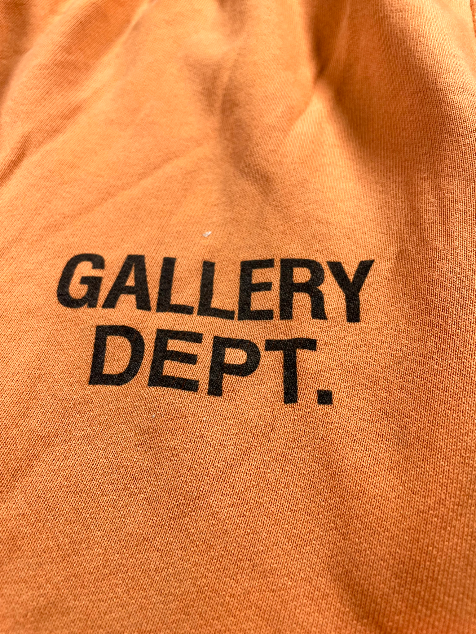 Gallery Dept Splatter Flare Orange Sweatpants
