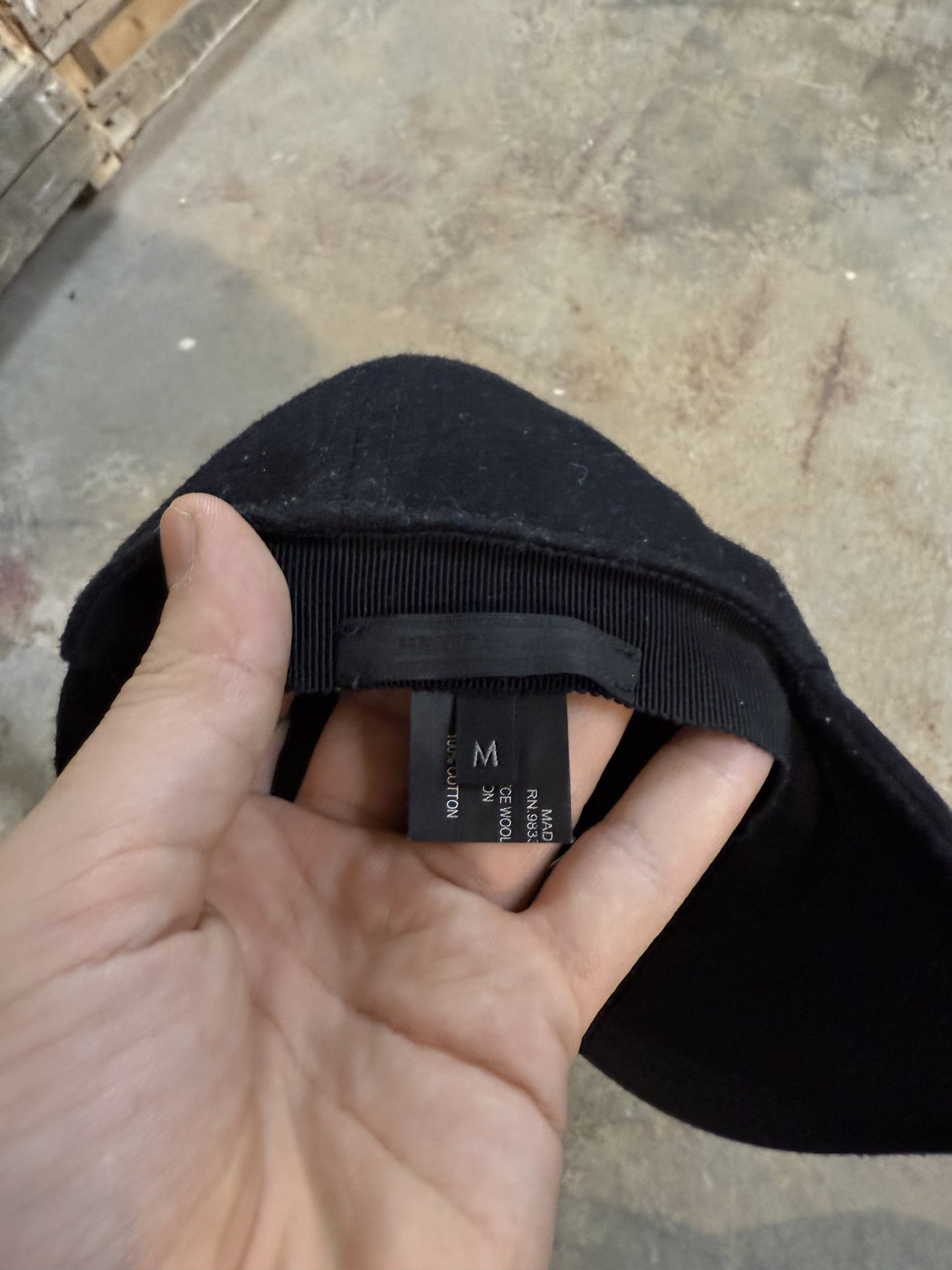 Prada Cap Black Used OS