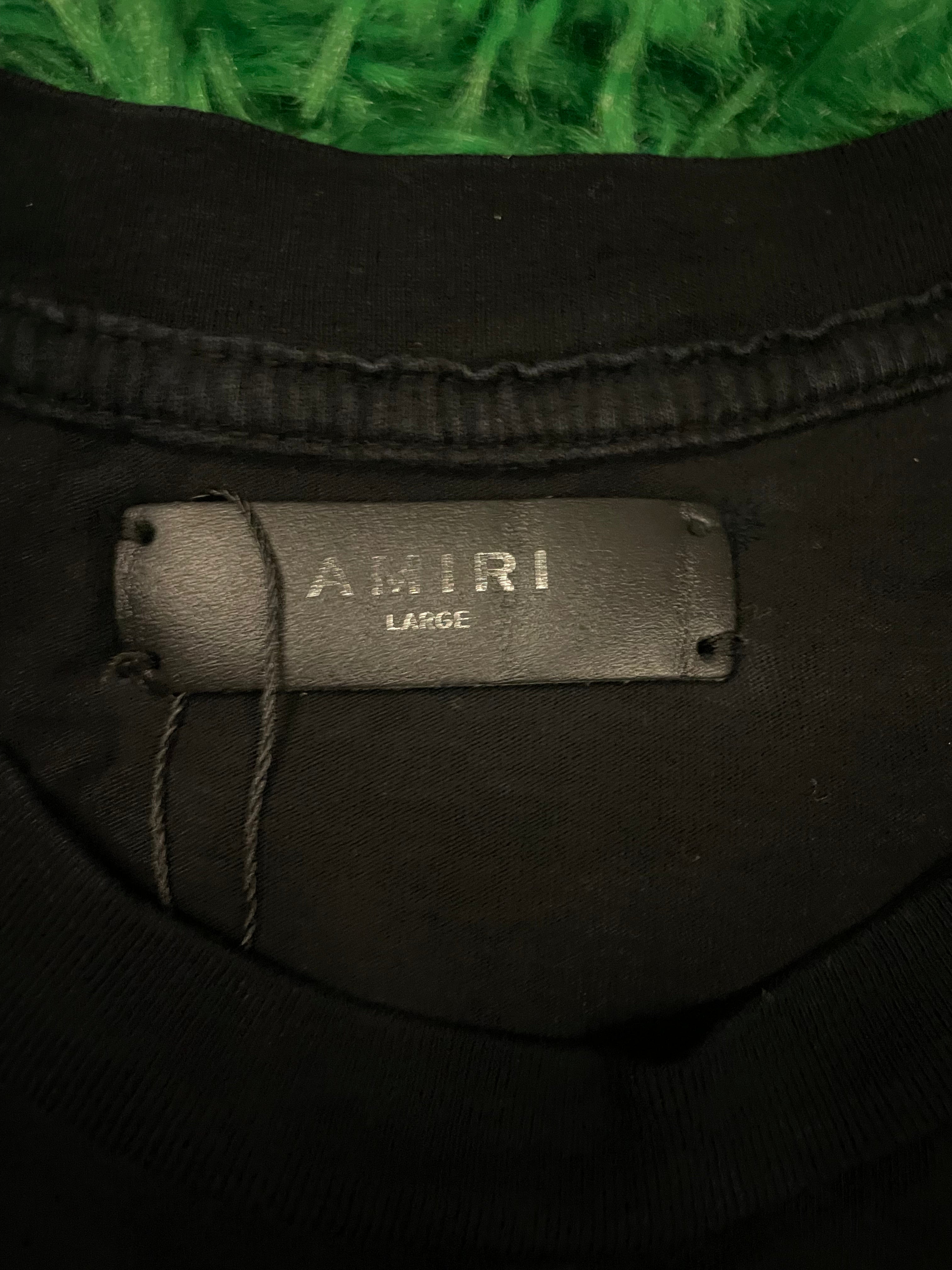 Amiri Black Red Lion Tee