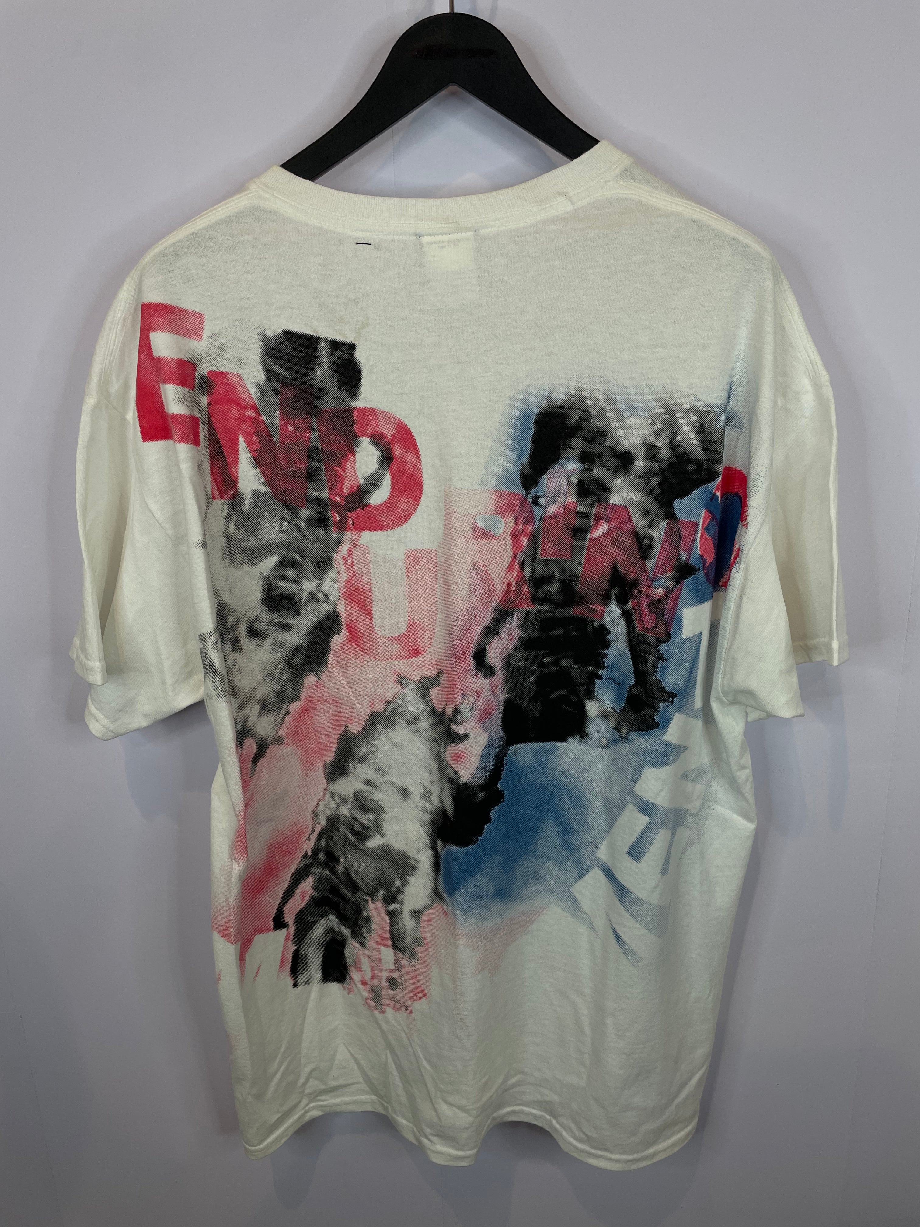 Saint Michael Cali Thornhill Tee White (Neck Stain) New L-XL