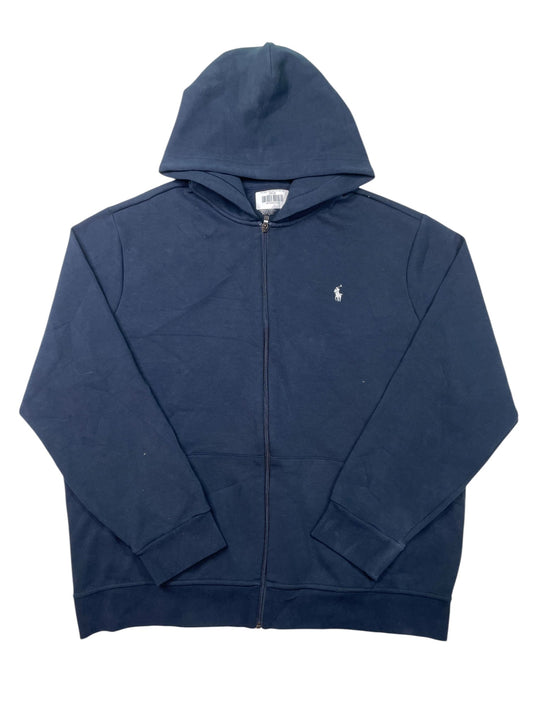 Polo Navy Zip Up Hoodies