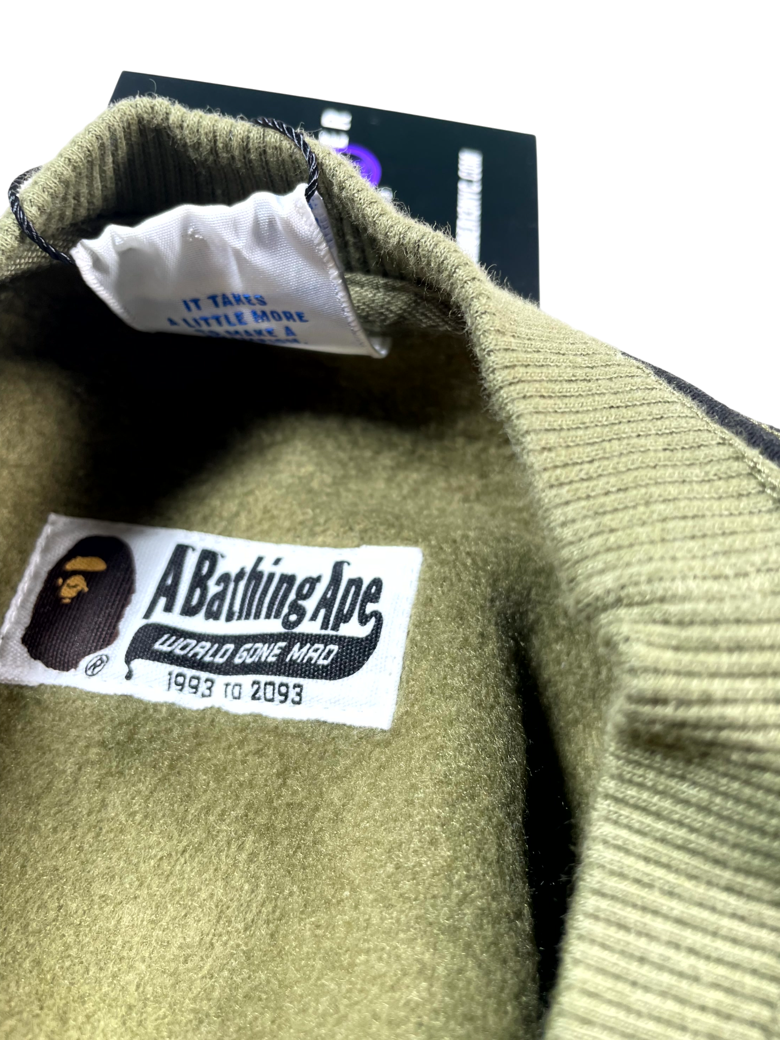 Bape Champion Camo Crewneck Green Sweatshirt