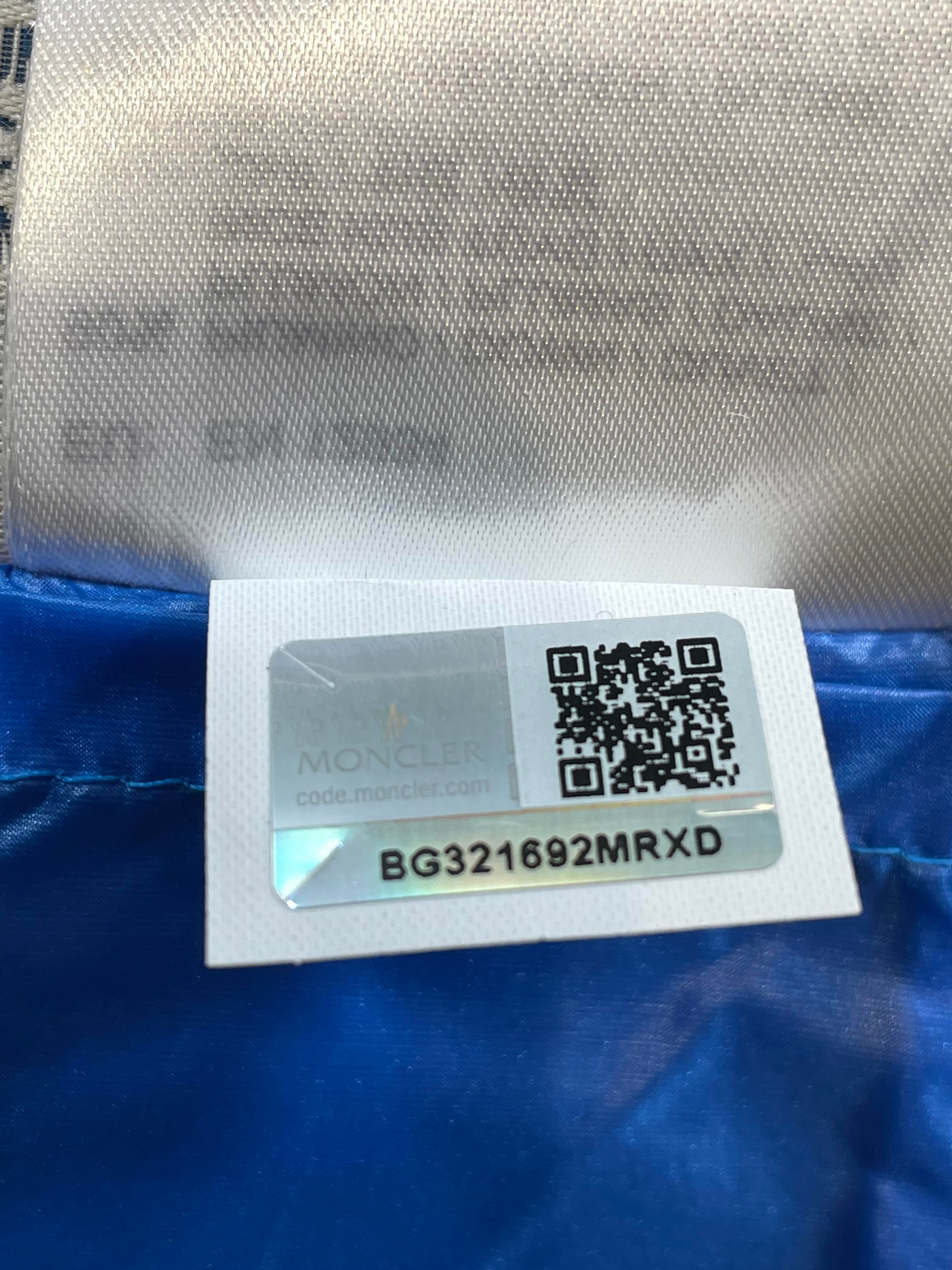 Moncler Blue Gregoire Giubbotto Jacket