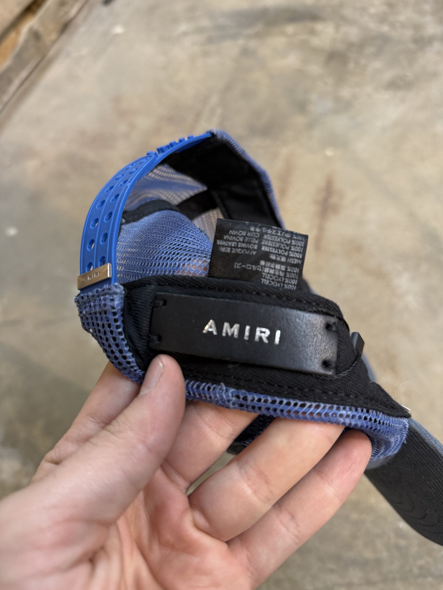 Amiri Three Star Blue Black Stars Used OSFM