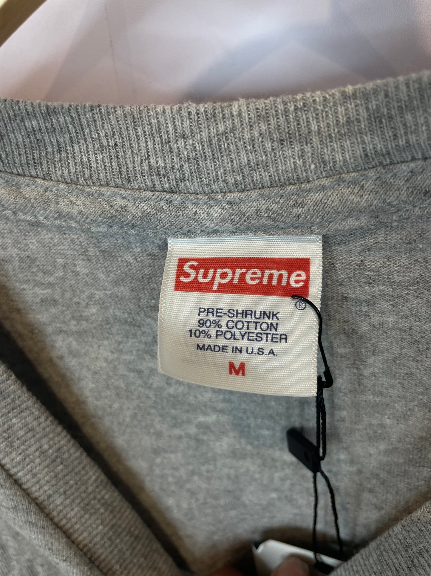 Supreme American Psycho Tee Grey Used Medium