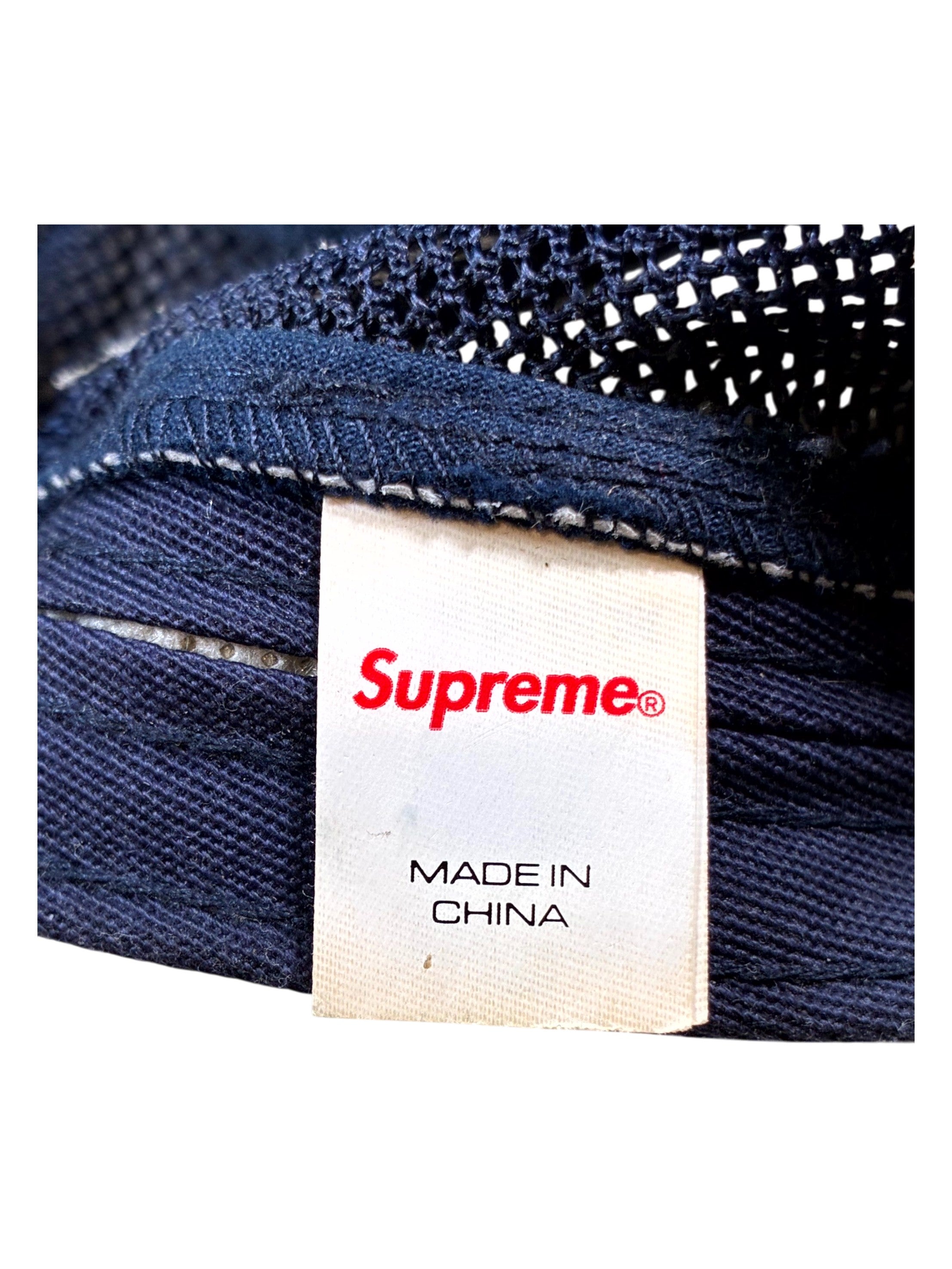 Supreme Knit See Through Navy Cap