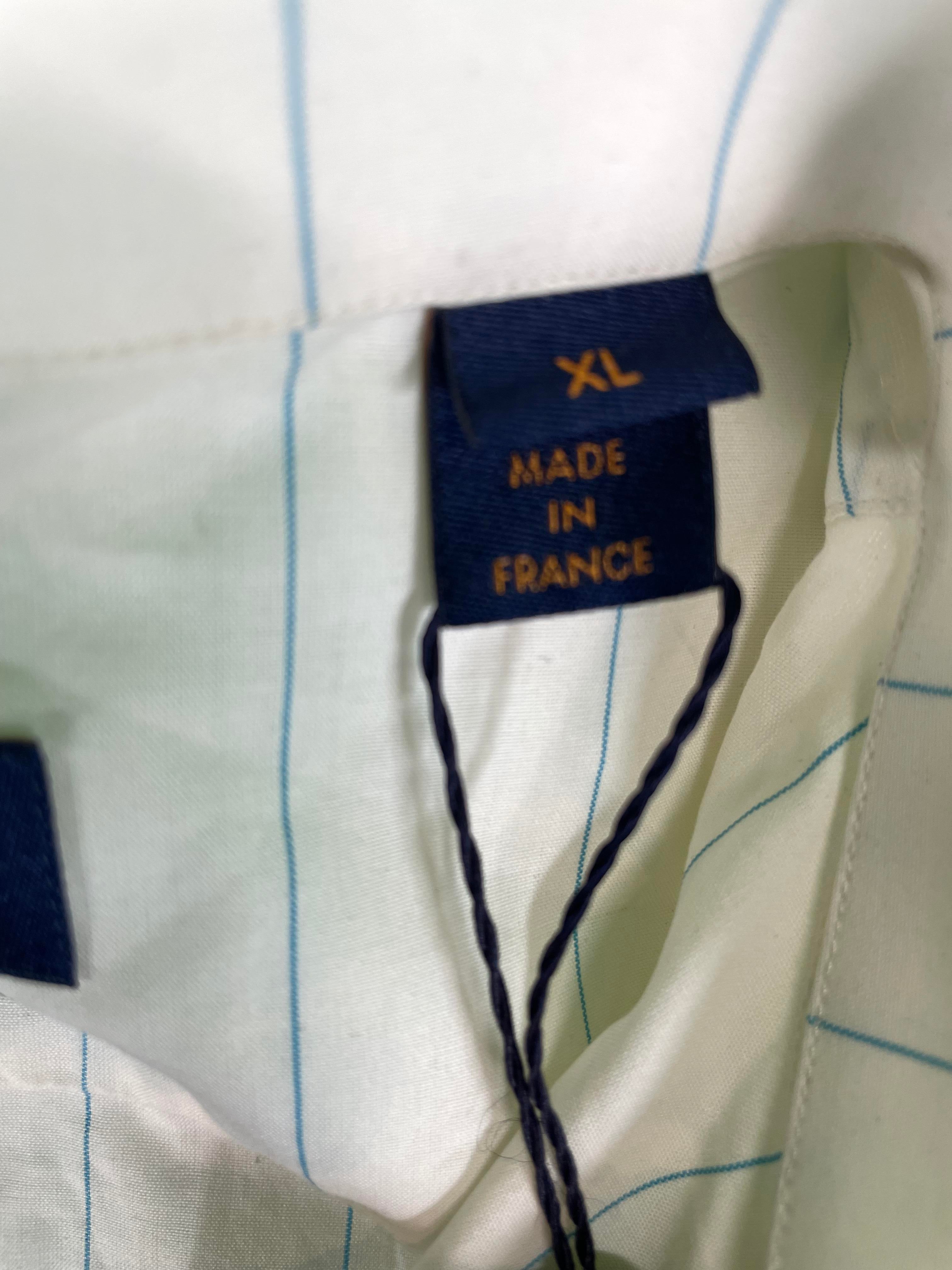 Louis Vuitton 'Striped Monogram' Button Up Shirt