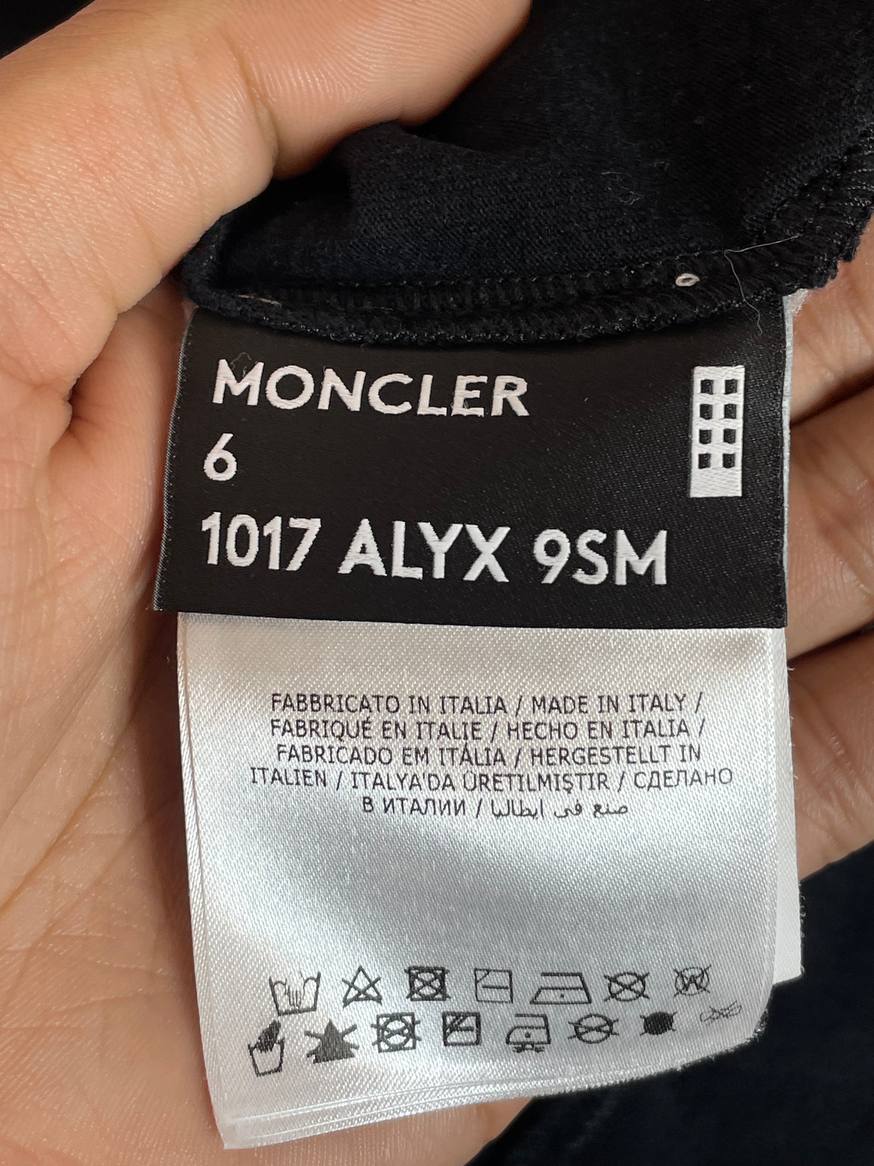 Moncler Alyx Tee Black Used XXL