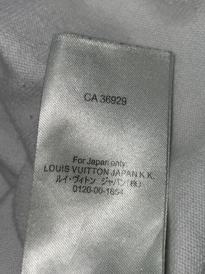 LV Logo Knit White & Red Tee