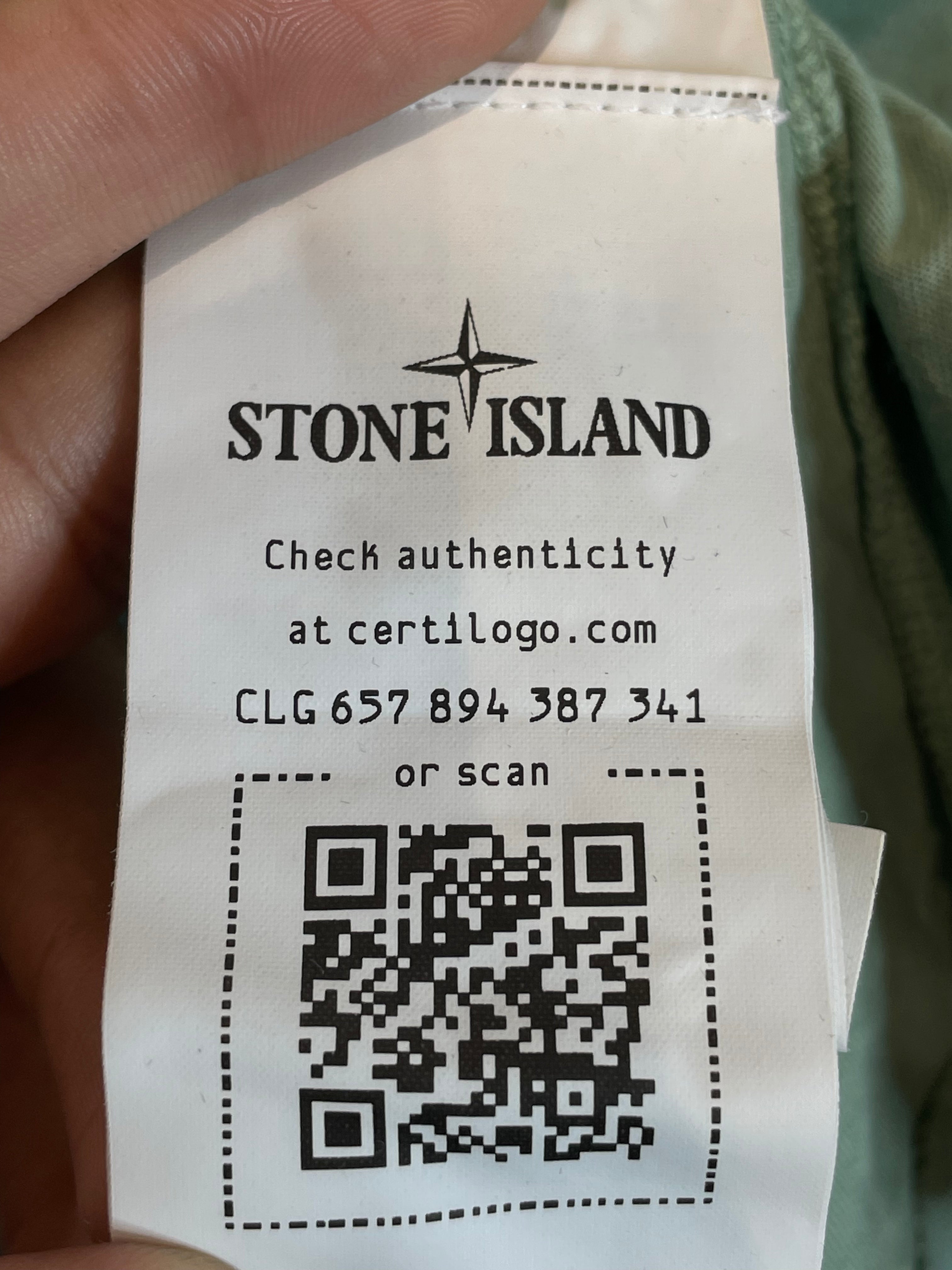 Stone Island LS Light Green Used Small