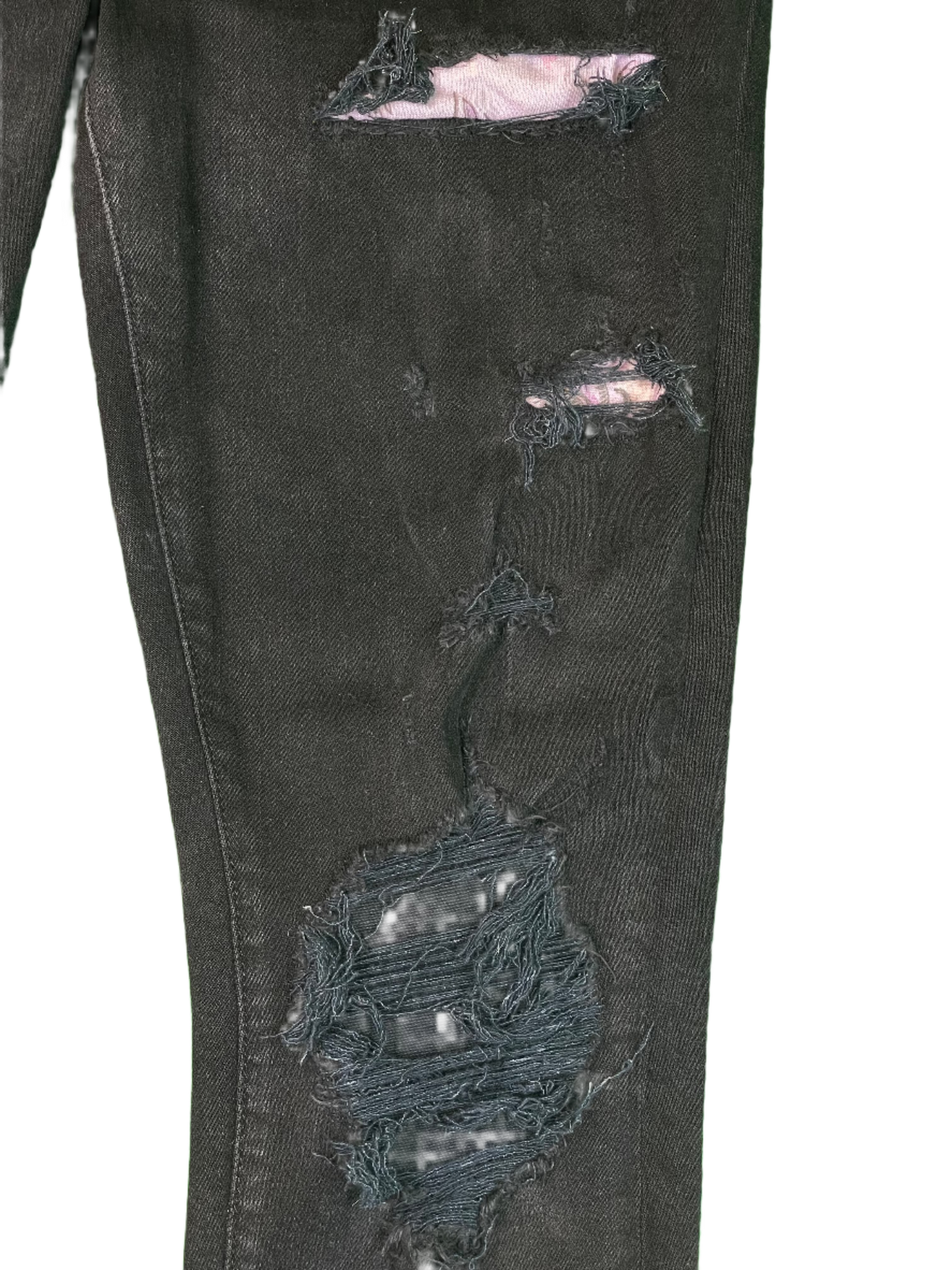 Amiri Thrasher Swan Patch Black Jeans