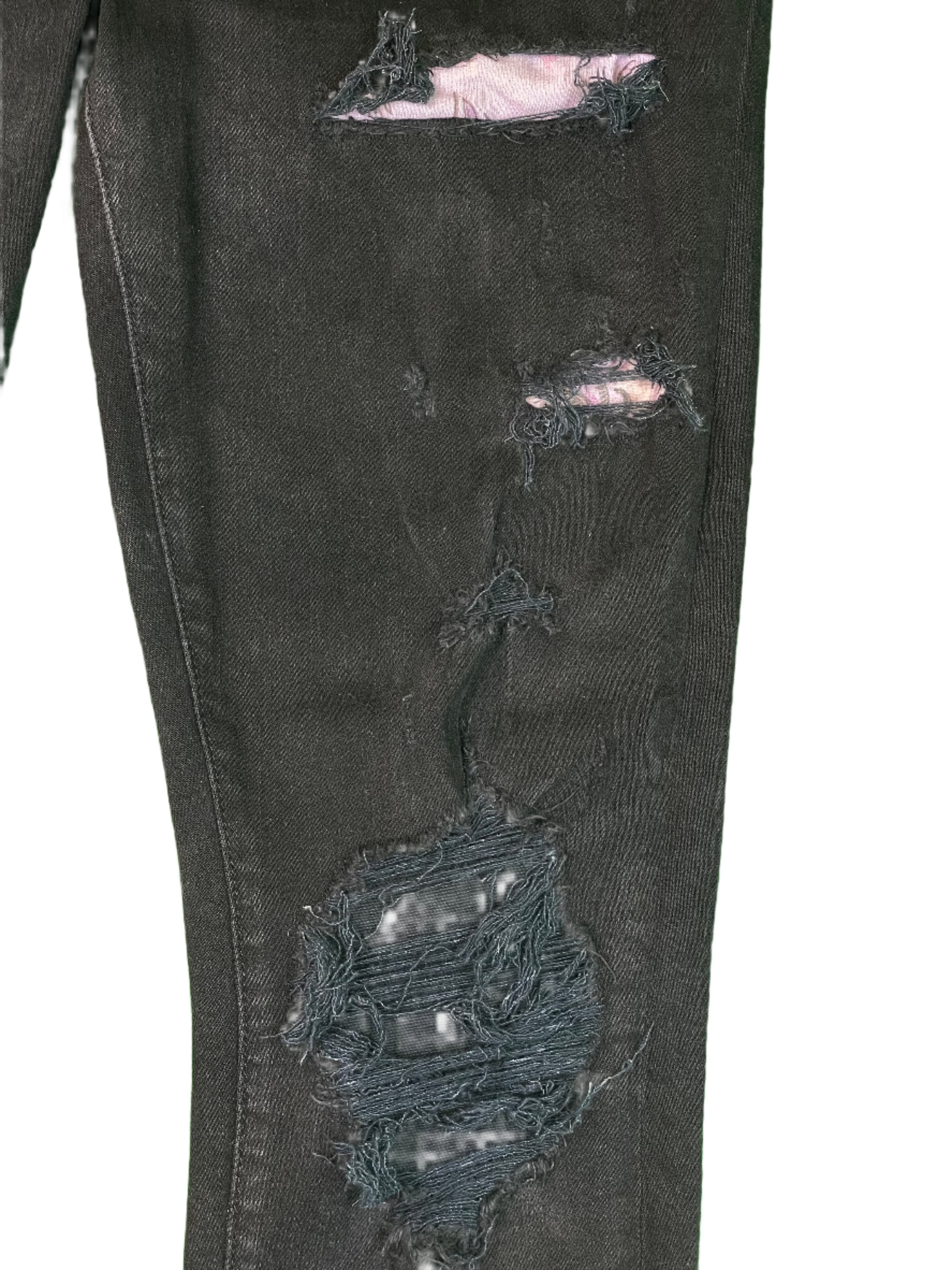 Amiri Thrasher Swan Patch Black Jeans