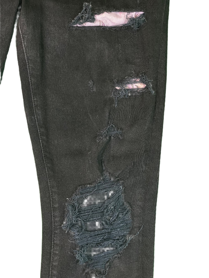 Amiri Thrasher Swan Patch Black Jeans