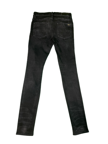 Amiri Thrasher Swan Patch Black Jeans