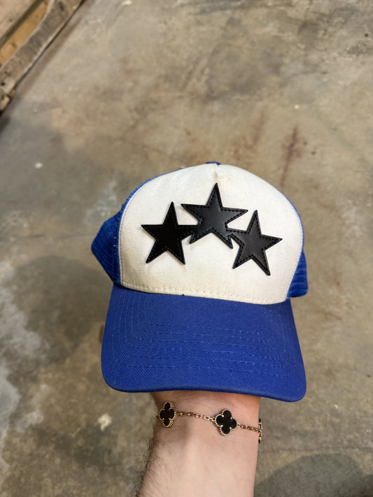 Amiri 3 Star Cap Black Blue Used OS