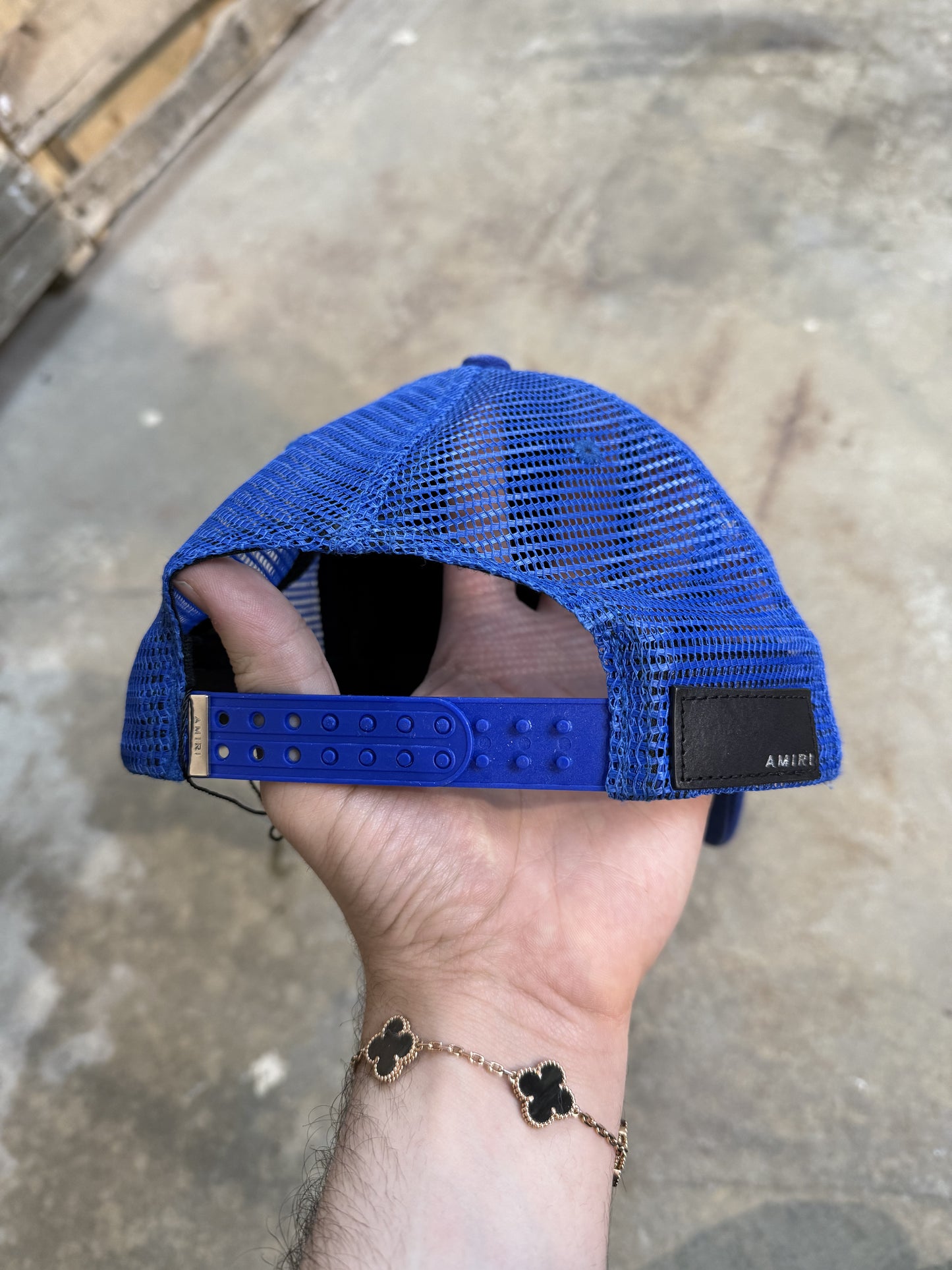 Amiri 3 Star Cap Black Blue Used OS