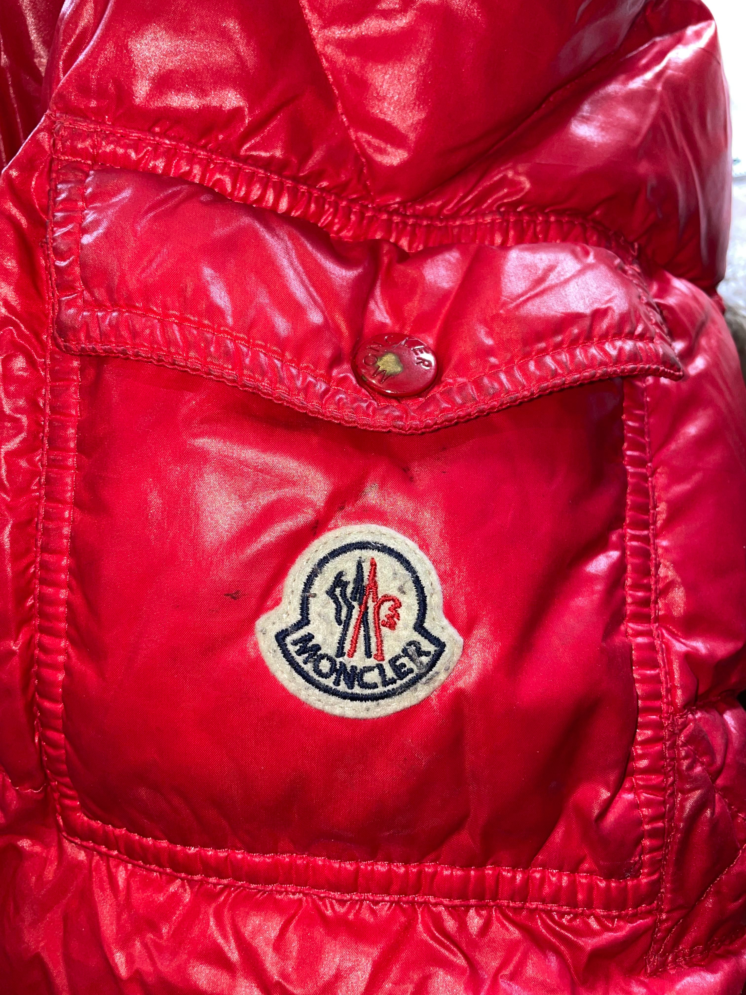 Moncler Maya Red Puffer Jacket