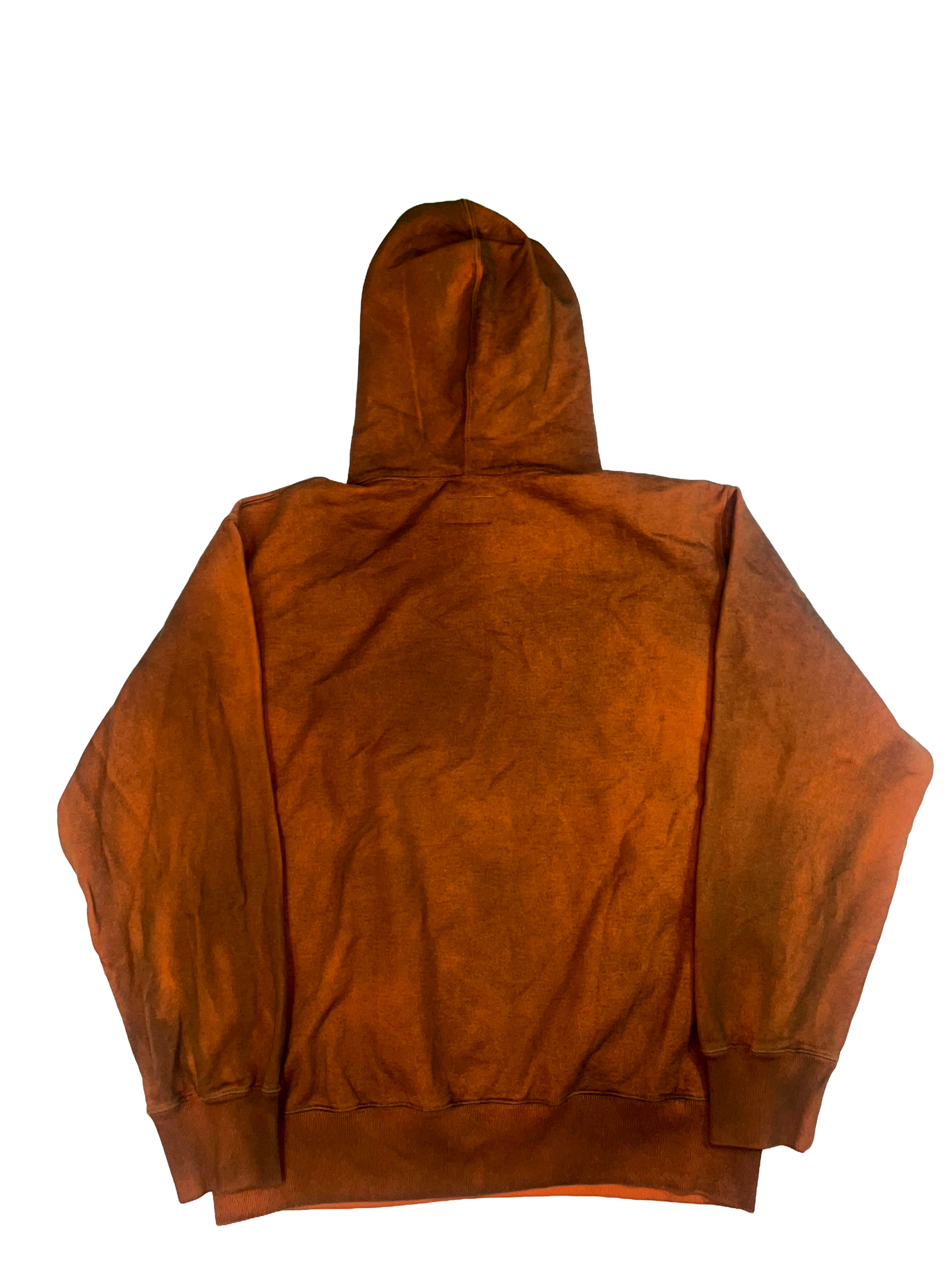 Supreme New York Logo Rust Hoodie