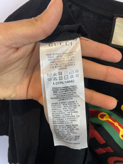 Gucci Boutique Tee Black Used Large