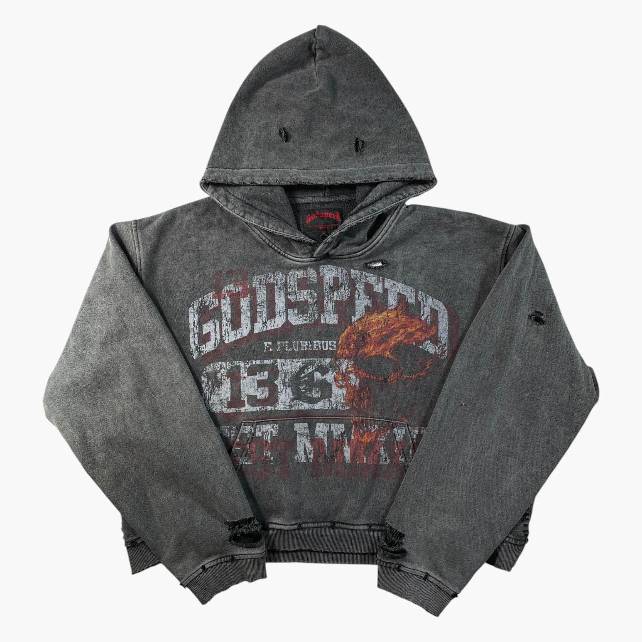 Godspeed Seeing Double Grey Hoodie