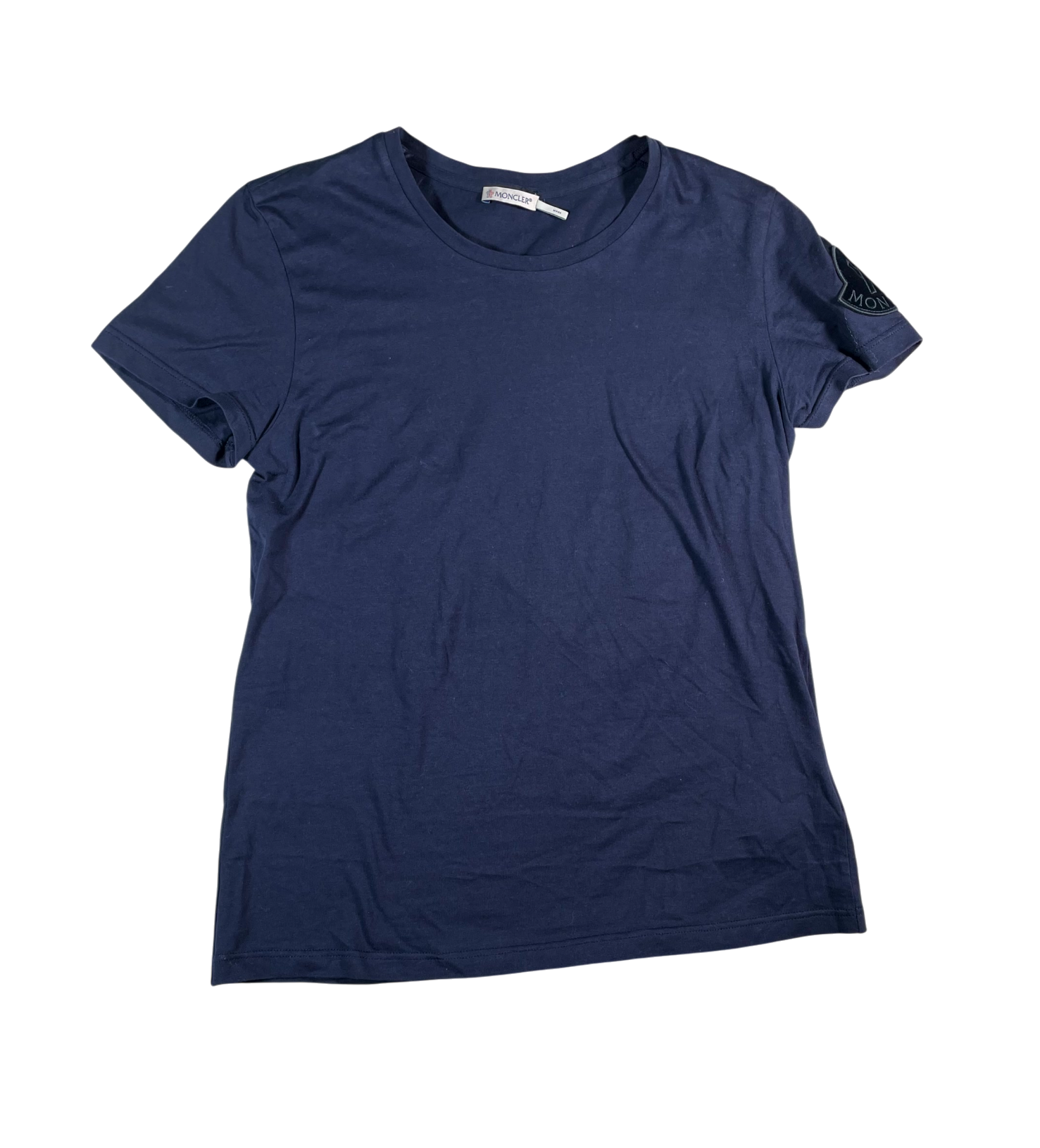 Moncler Sleeve Logo (Women's) Navy Tee