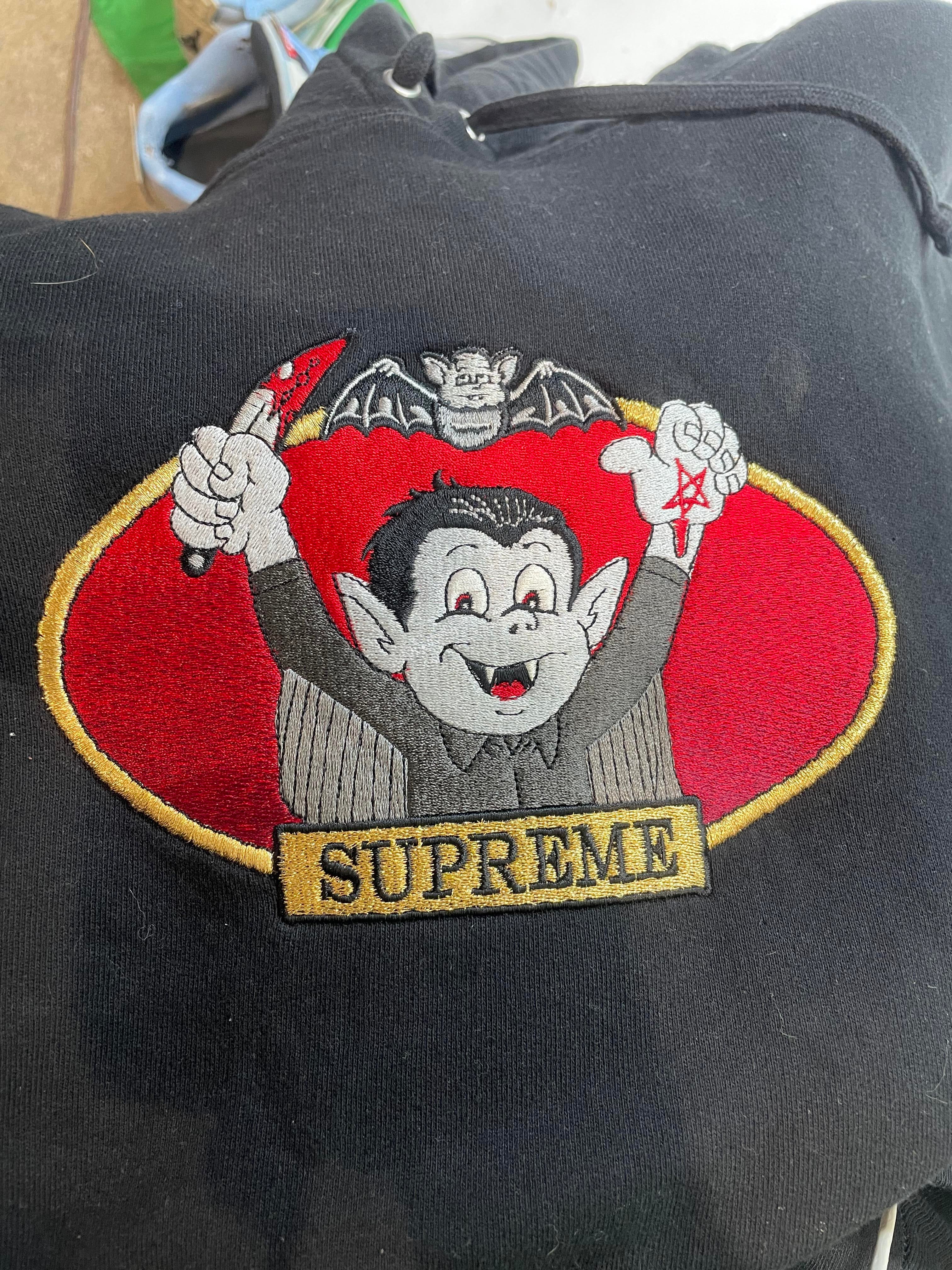 Supreme 'Vampire Boy' Black Hoodie