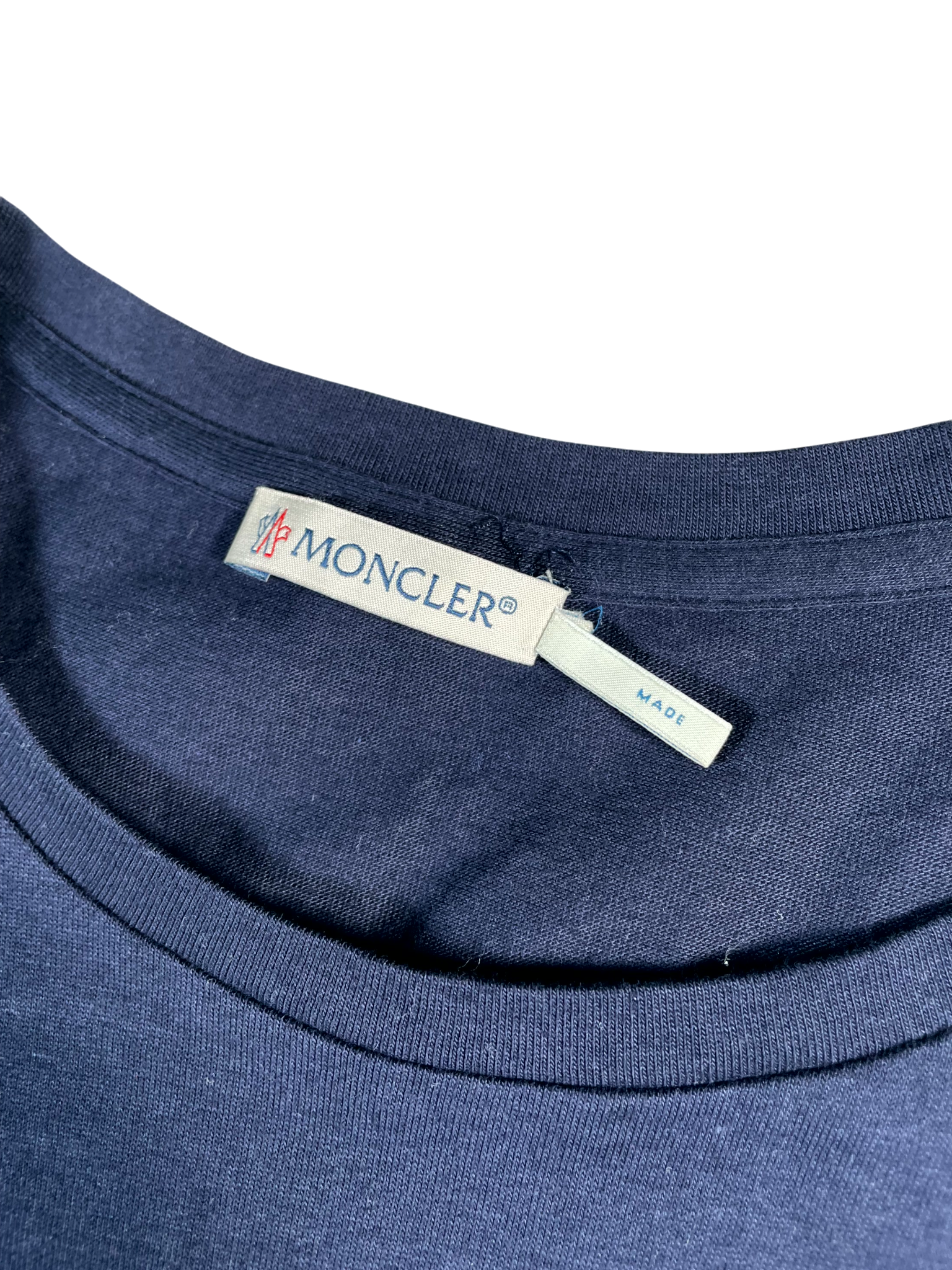 Moncler Sleeve Logo (Women's) Navy Tee