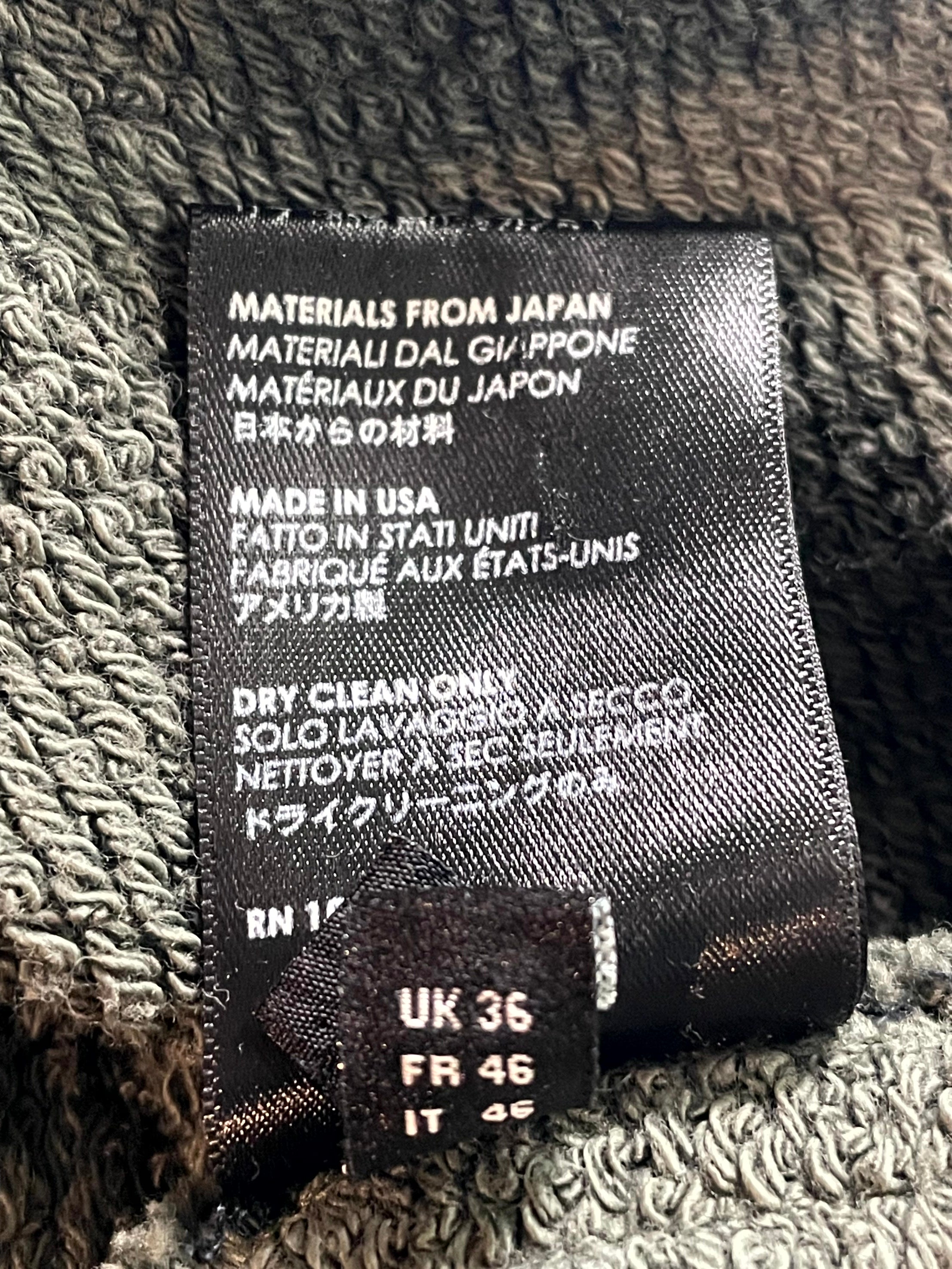 Amiri Military Patchwork Olive Hoodie